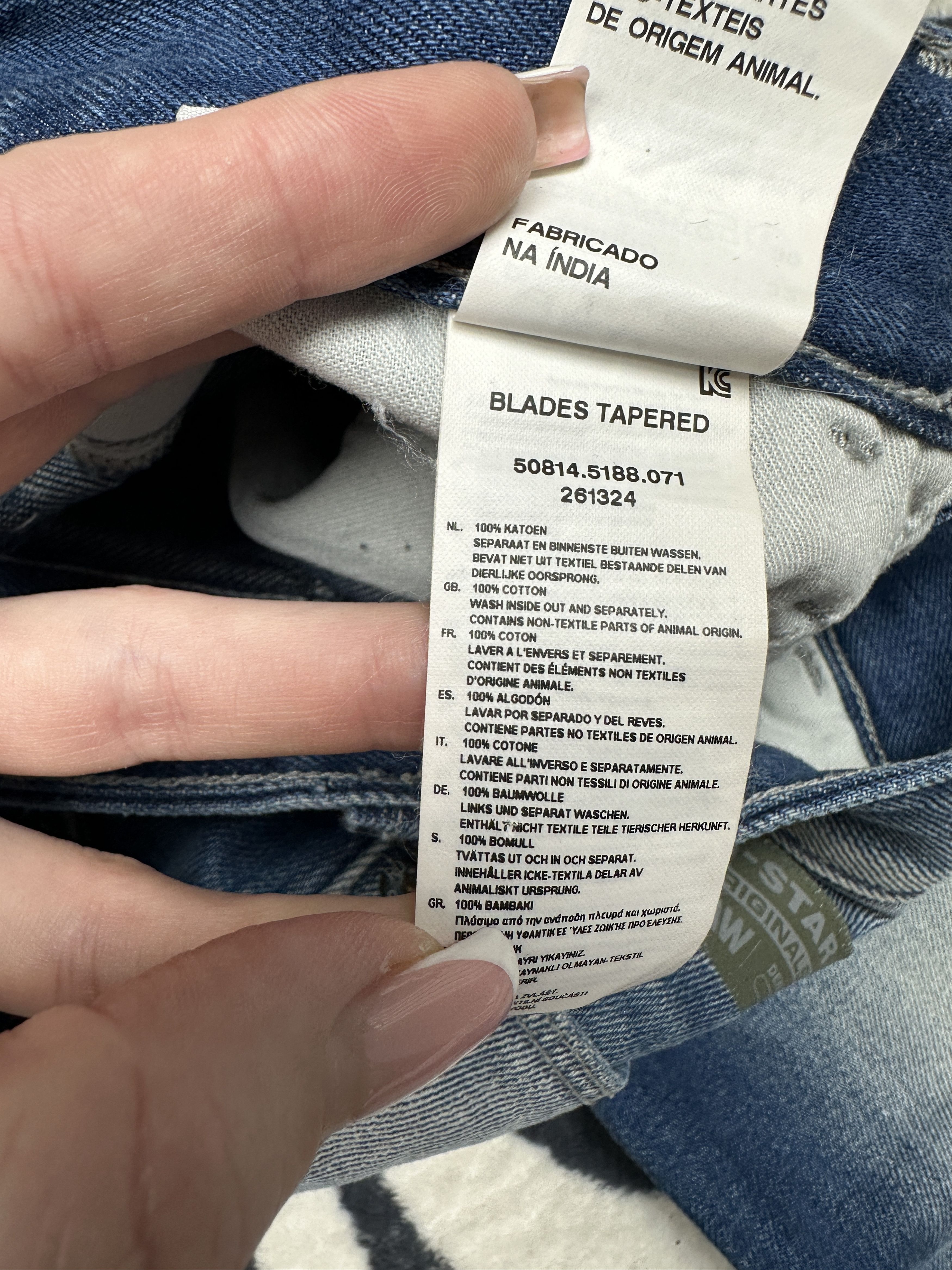 G-Star G Star Raw Blades Tapered Mens Denim Pants Jeans Size US 32 / EU 48 - 7 Thumbnail