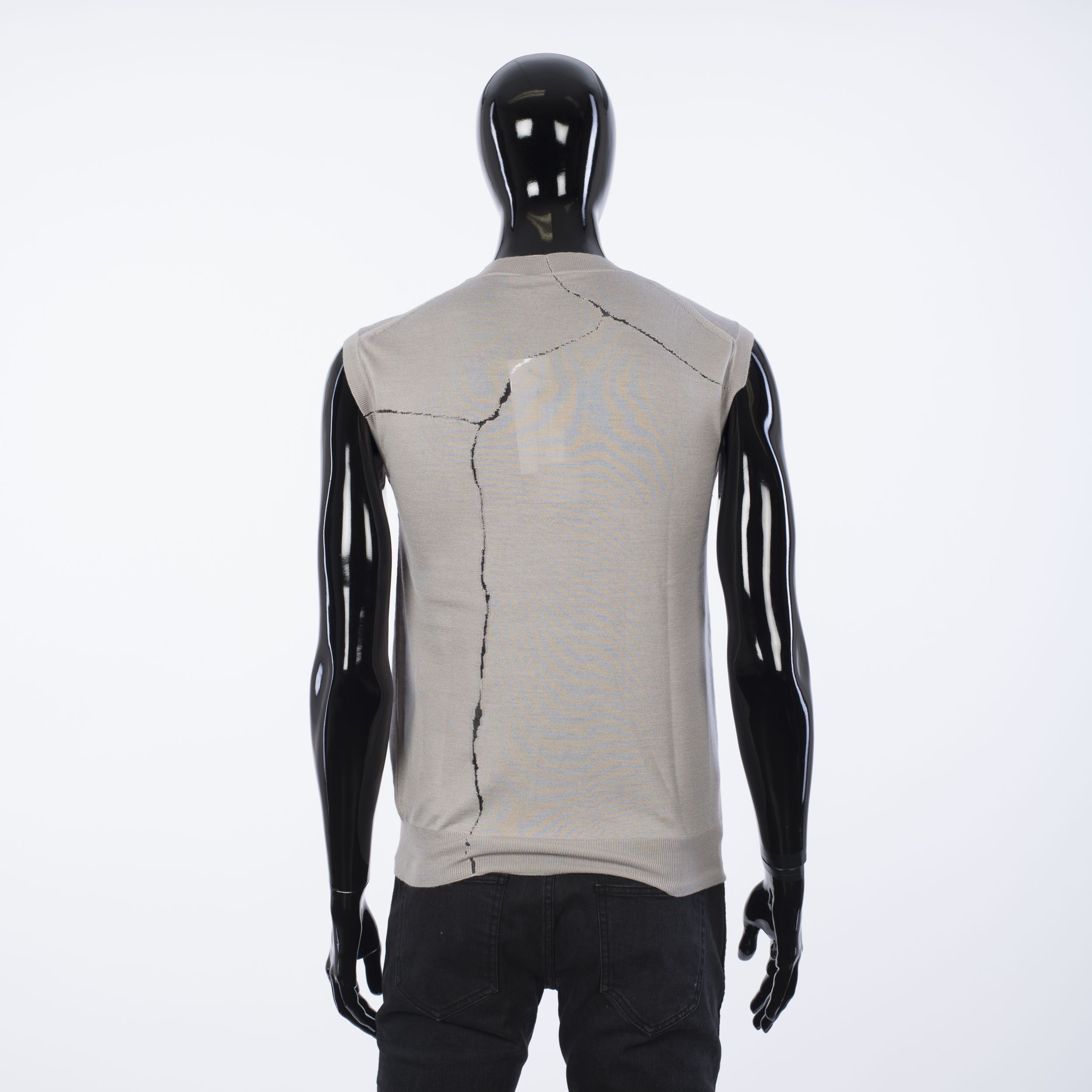 Dior Beige Gray Wool & Silk Sweater With DIOR AND DANIEL ARSHAM Size US M / EU 48-50 / 2 - 5 Thumbnail