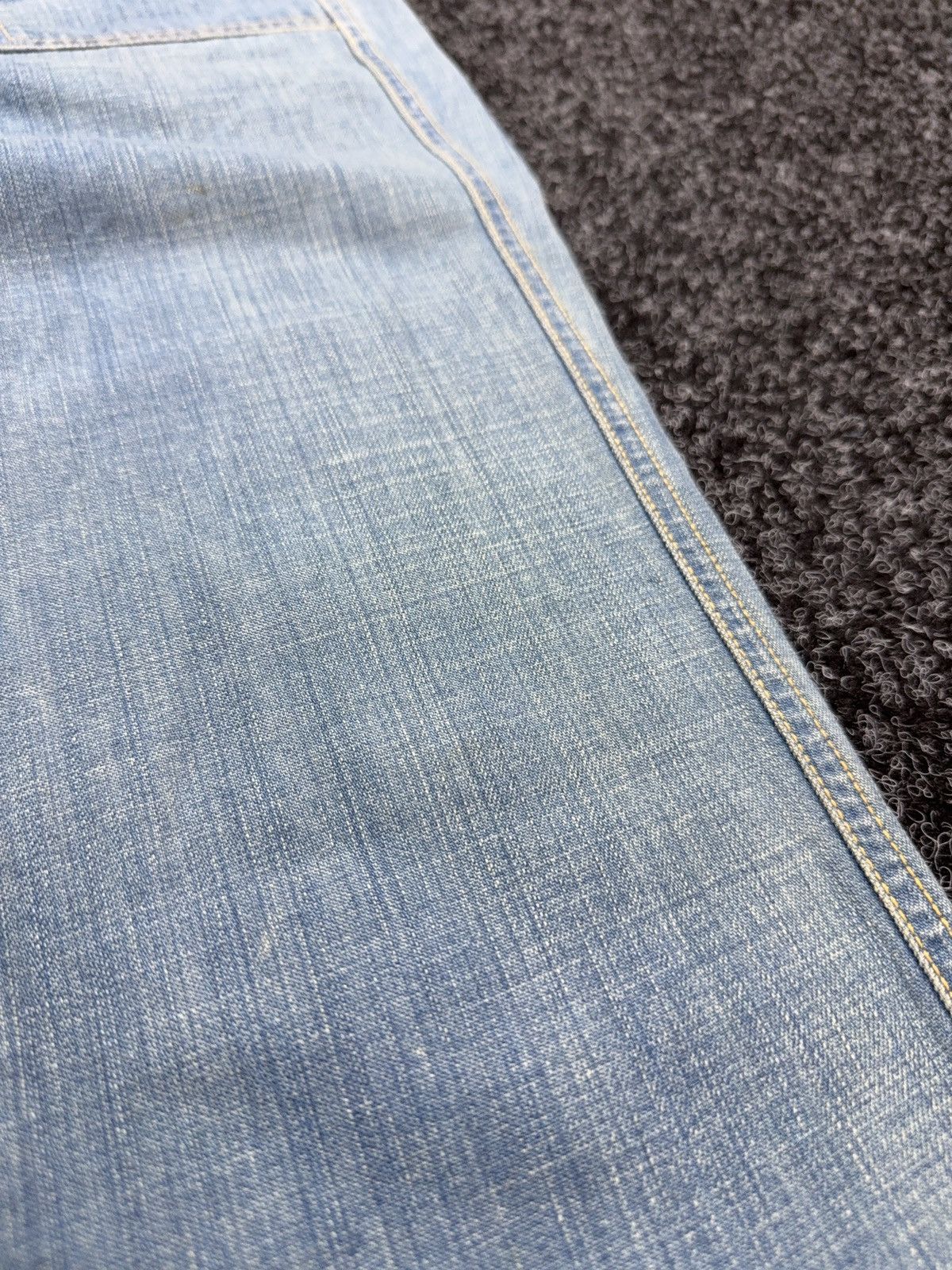 Diesel 90s Retro Diesel P-Hush Y2K Low Rise Flared Denim Jeans Size 27" / US 4 / IT 40 - 9 Thumbnail