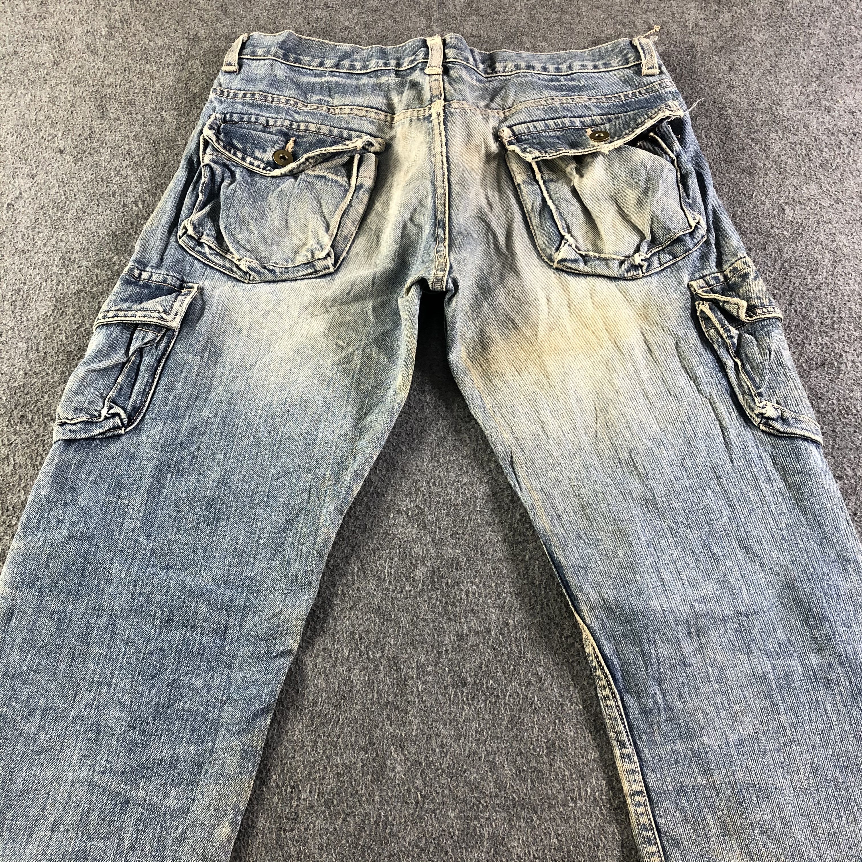 Japanese Brand Vintage Pocket Jeans-J4551 Size US 31 - 4 Thumbnail