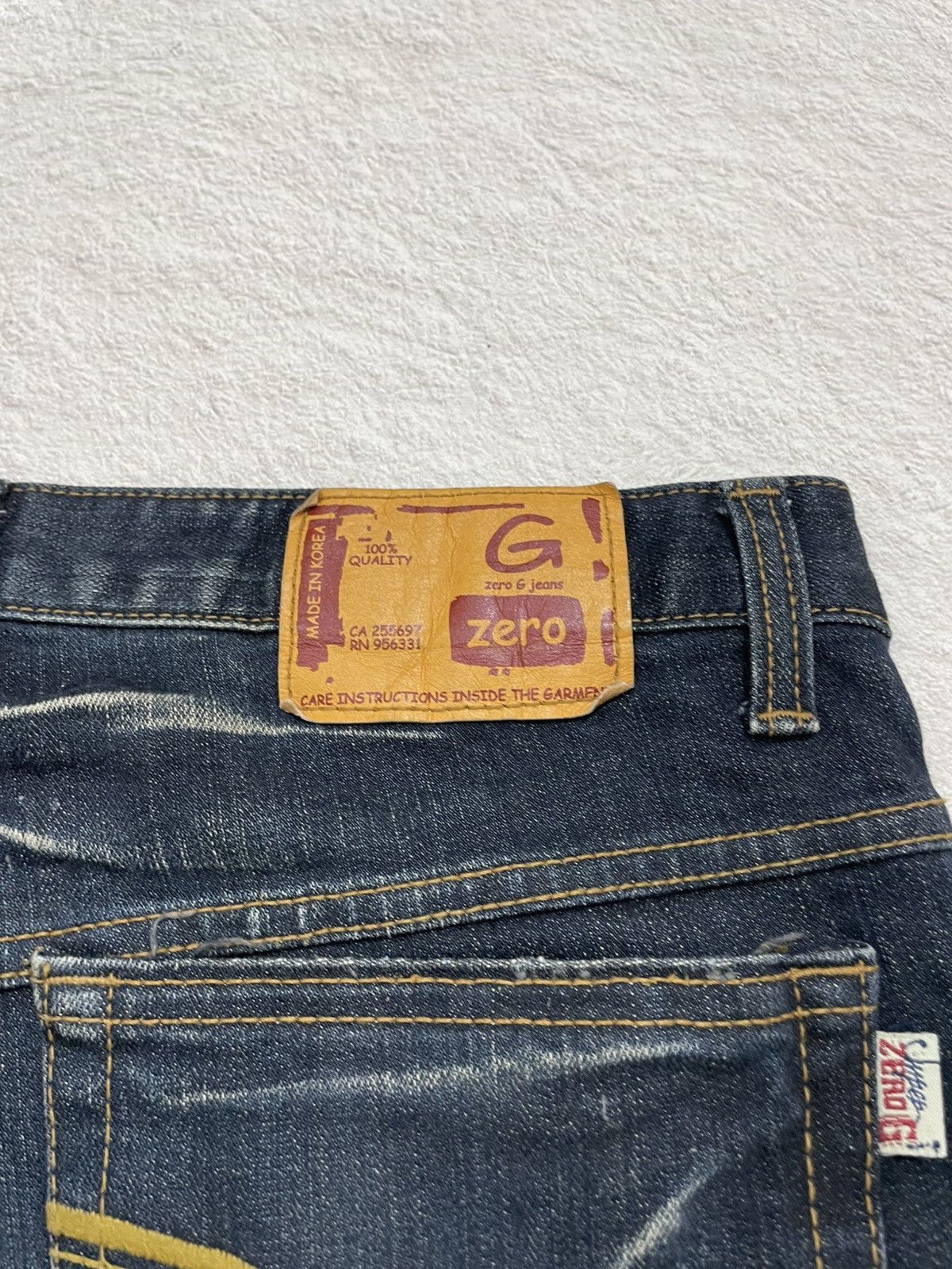 If Six Was Nine 2000s Zero-G Distressed Fading Denim Y2K Size US 32 / EU 48 - 11 Thumbnail
