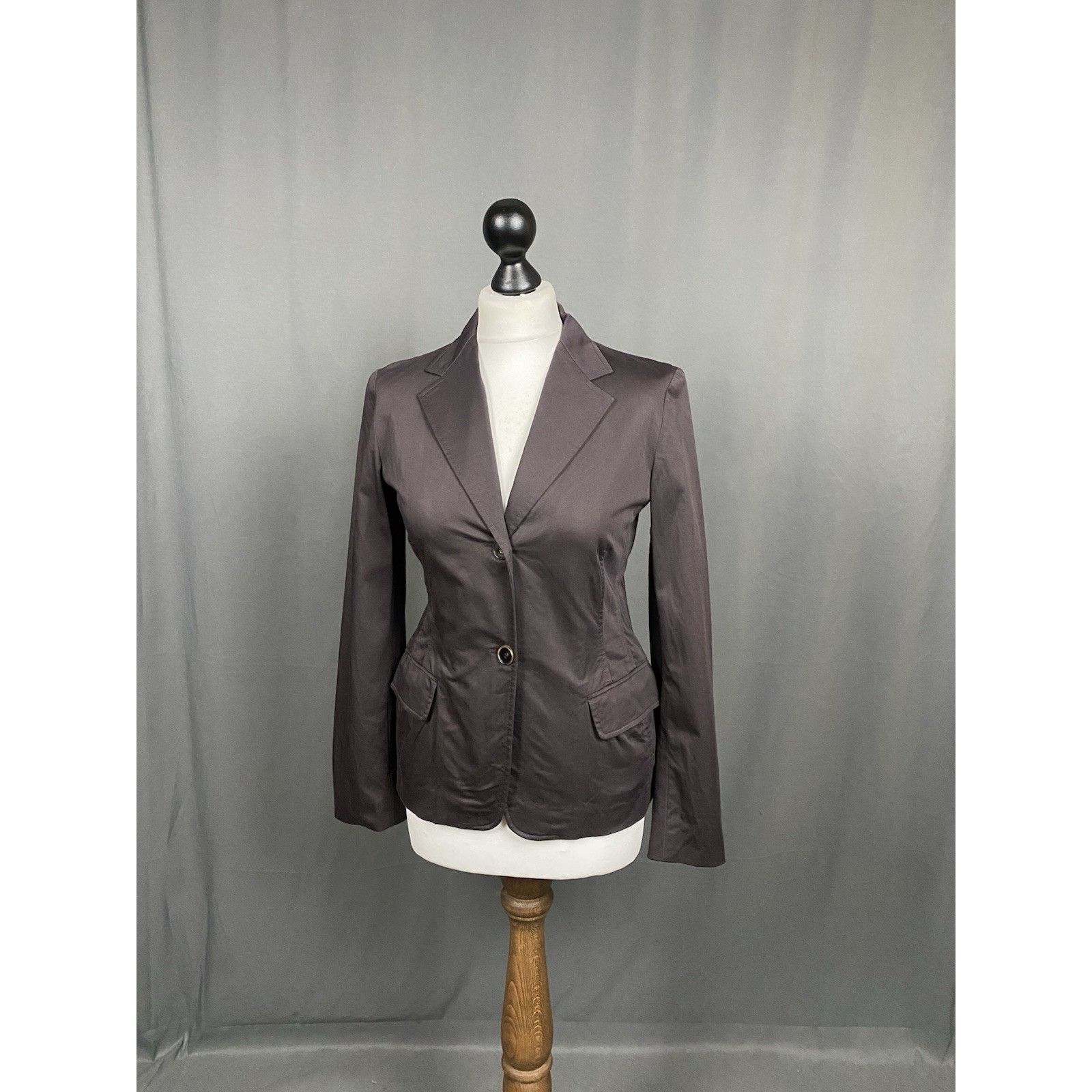Jil Sander Jil Sander Women's Brown Classic Blazer Sportcoat Jacket Siz Size XS / US 0-2 / IT 36-38 - 2 Thumbnail