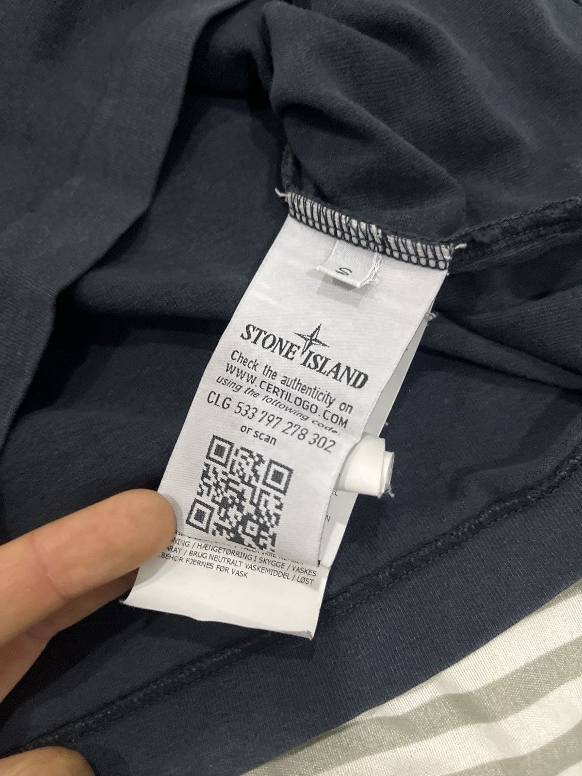 Stone Island Stone Island Navy Long Sleeve Tee w/ Badge Logo Patch Size US S / EU 44-46 / 1 - 4 Thumbnail