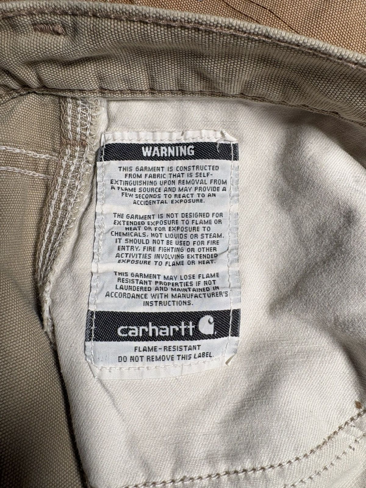 Carhartt Carhartt FR Rugged Flex Canvas Work Pants CAT 2 / NFPA 2112 Size US 36 / EU 52 - 11 Thumbnail
