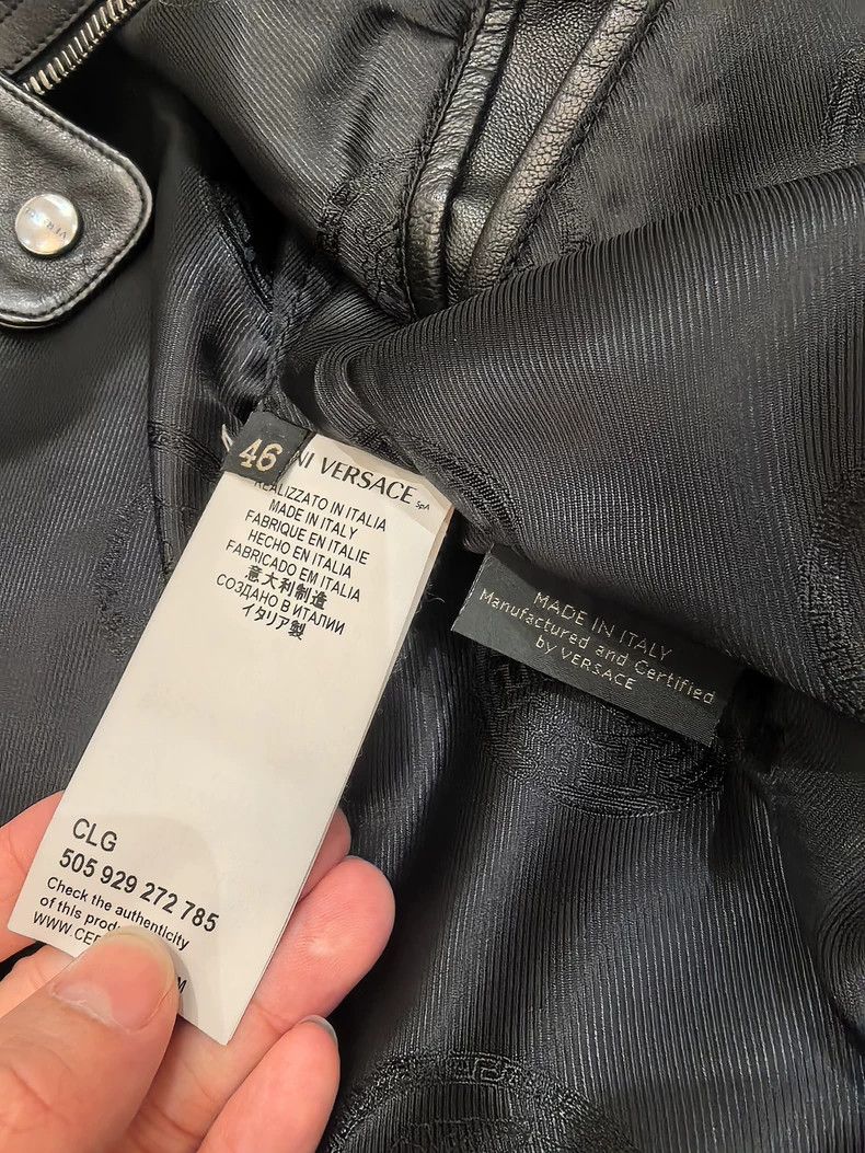 Versace Versace Men's leather jackets Size US S / EU 44-46 / 1 - 3 Thumbnail