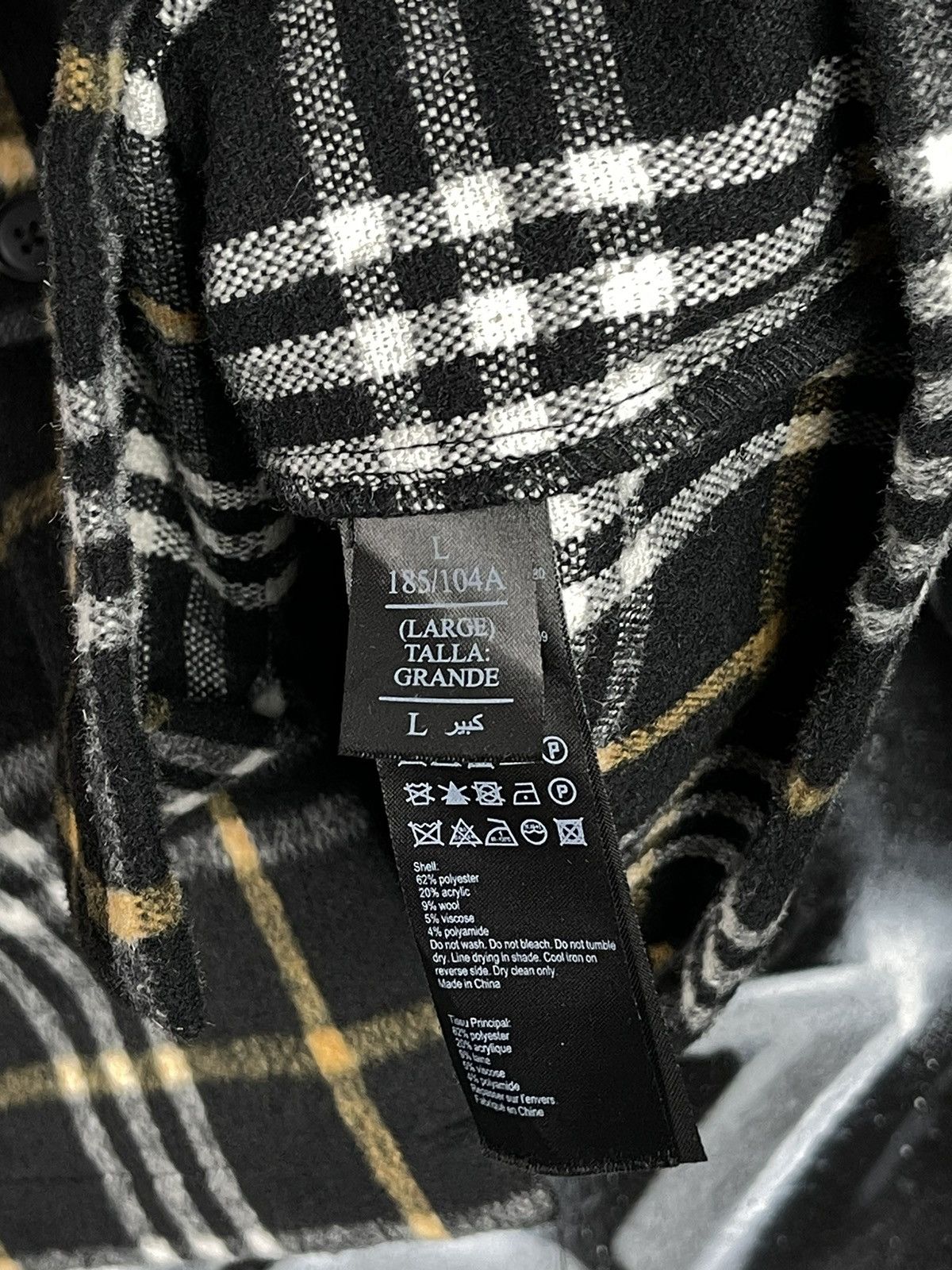 Allsaints × Flannel Allsaints Berthhold Shirt Button Up Men’s Size L Size US L / EU 52-54 / 3 - 10 Thumbnail