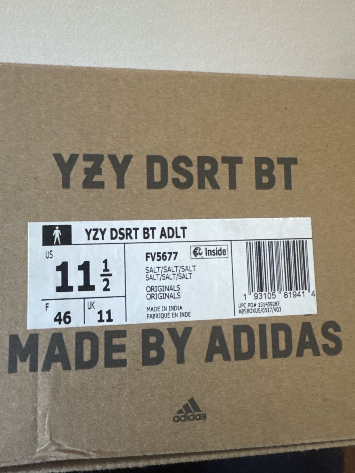 Yeezy Yeezy adidas dsrt boot “salt” Size US 11.5 / EU 44-45 - 7 Thumbnail