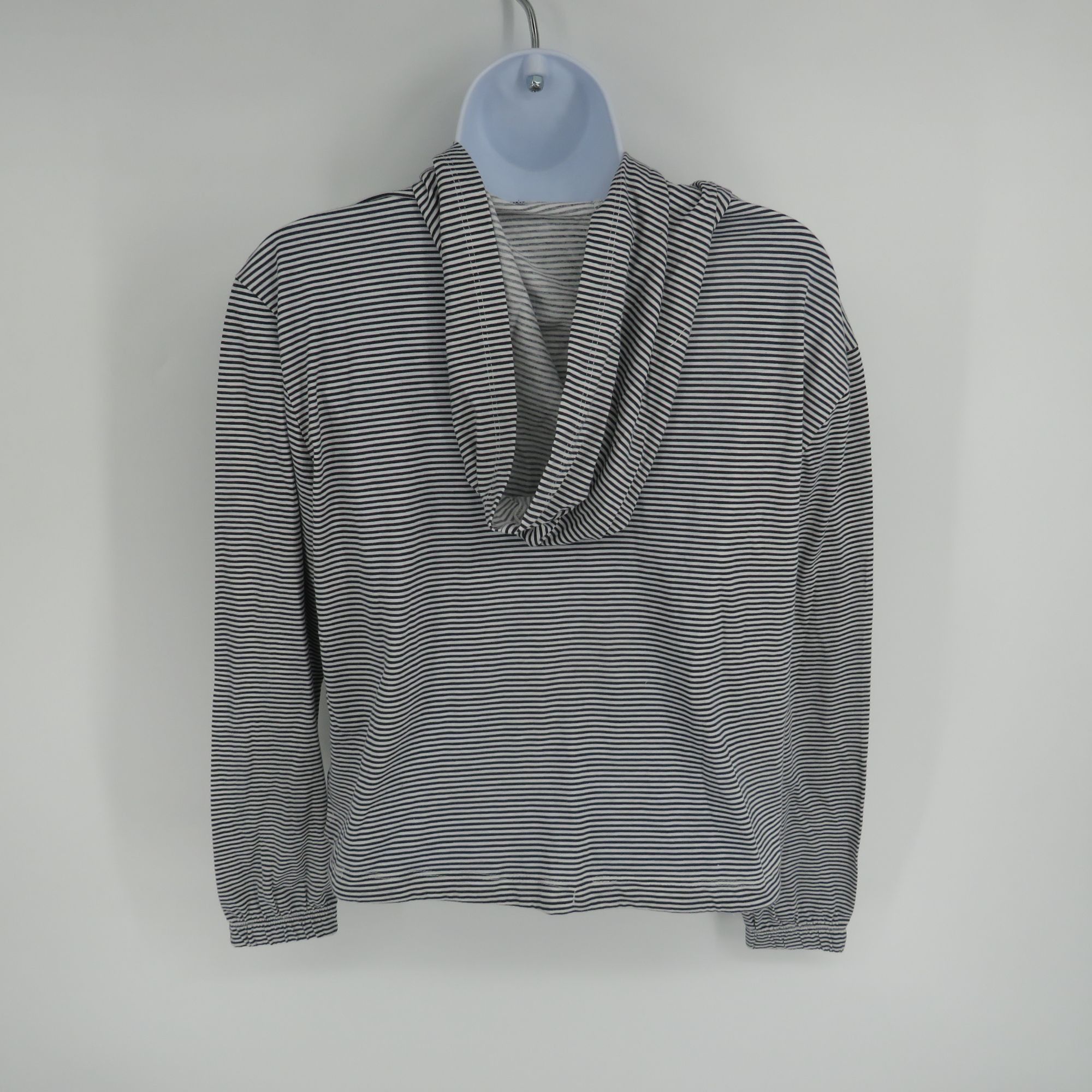 Other Alternative Apparel XS Striped Black & White Pullover Hooded Size XS / US 0-2 / IT 36-38 - 4 Thumbnail