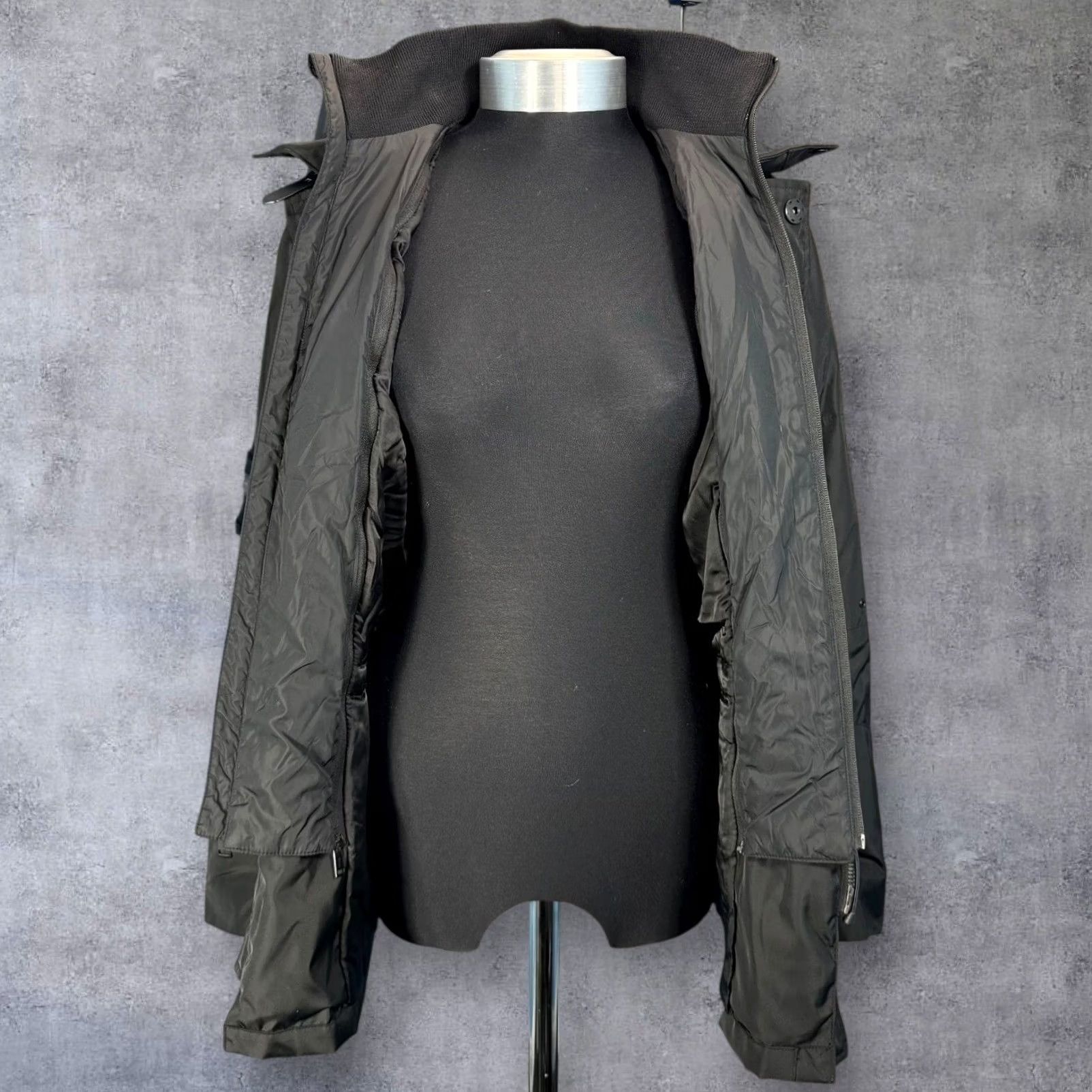 Zadig & Voltaire Ralph Lauren Black Label Mens Utility Coat Jacket Black Small Outdoor Size S / US 4 / IT 40 - 5 Thumbnail