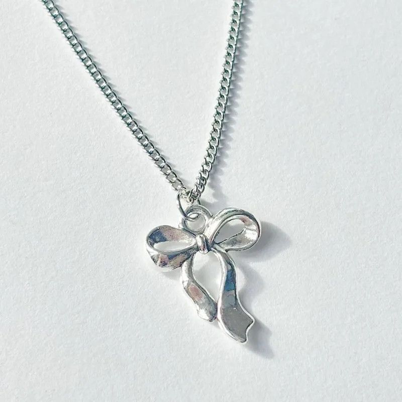 Other Ribbon Bow Charm Pendant Necklace Size ONE SIZE - 1 Thumbnail