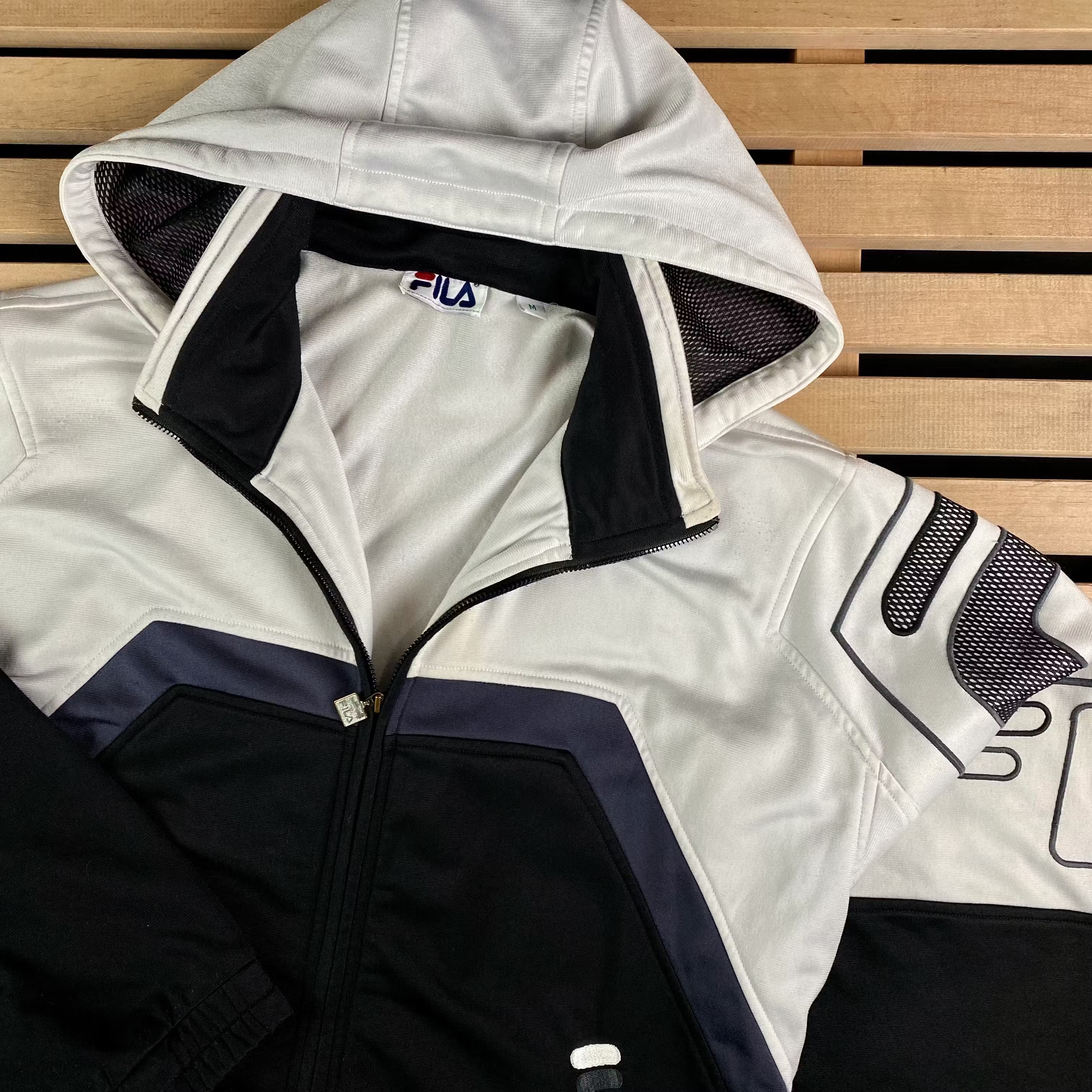 Fila × Vintage Mens Fila Vintage Track Jacket Hoodies Size M Size US M / EU 48-50 / 2 - 2 Thumbnail