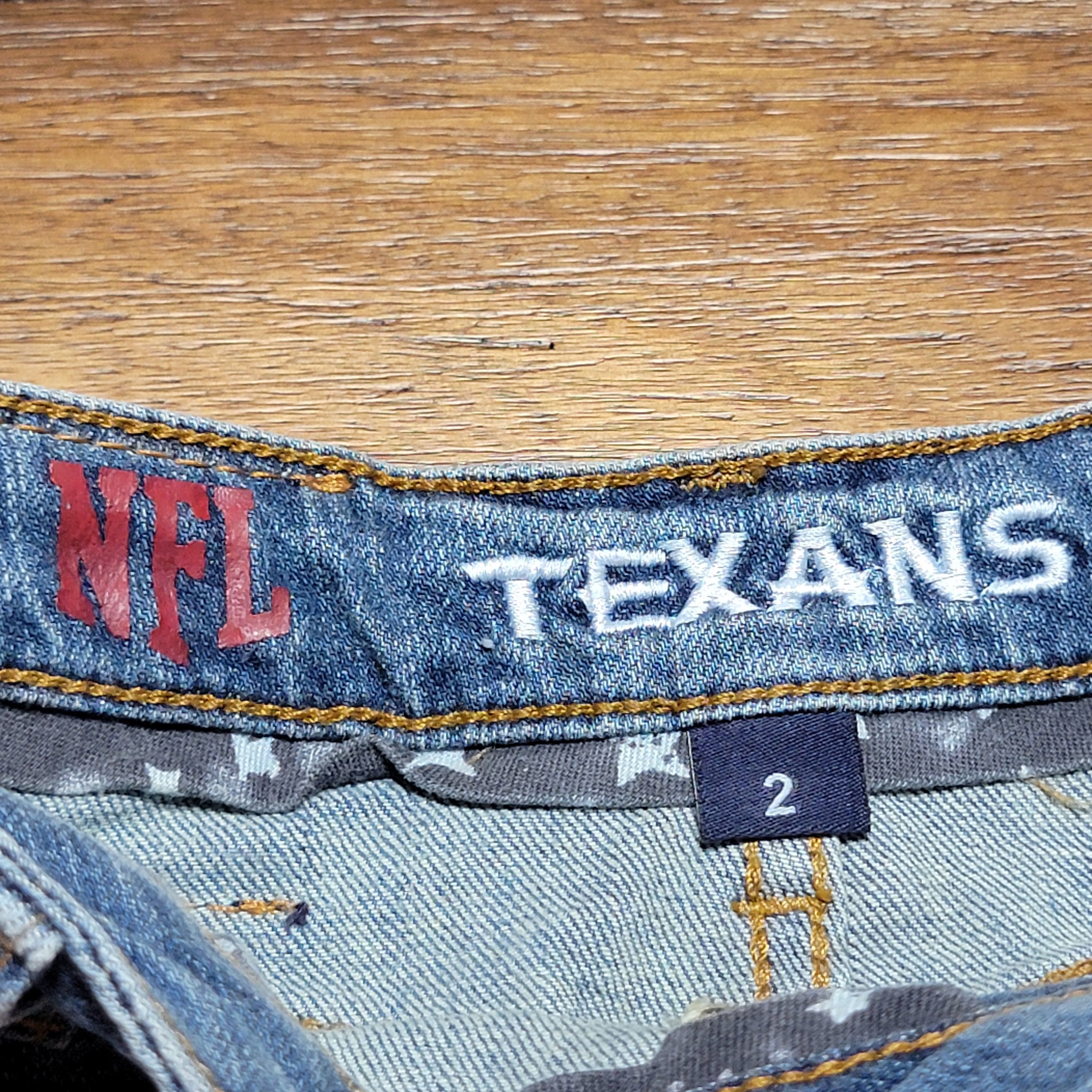 NFL NFL Team Apparel Houston Texans Denim Mini Skirt - Size 2 Size 27" / US 4 / IT 40 - 5 Thumbnail