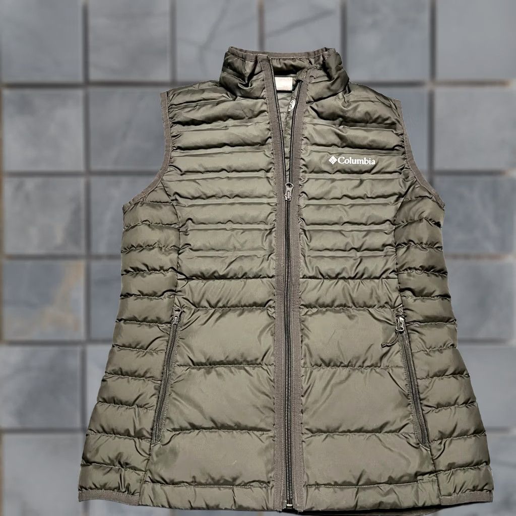 Vintage Columbia Puffer Vest Womens Small Gray Full Zip 650 Fill Coat Jacket Vest Columbia Womens Small Gray Full Zip 650 Fill Coat Jacket Size S / US 4 / IT 40 - 1 Thumbnail