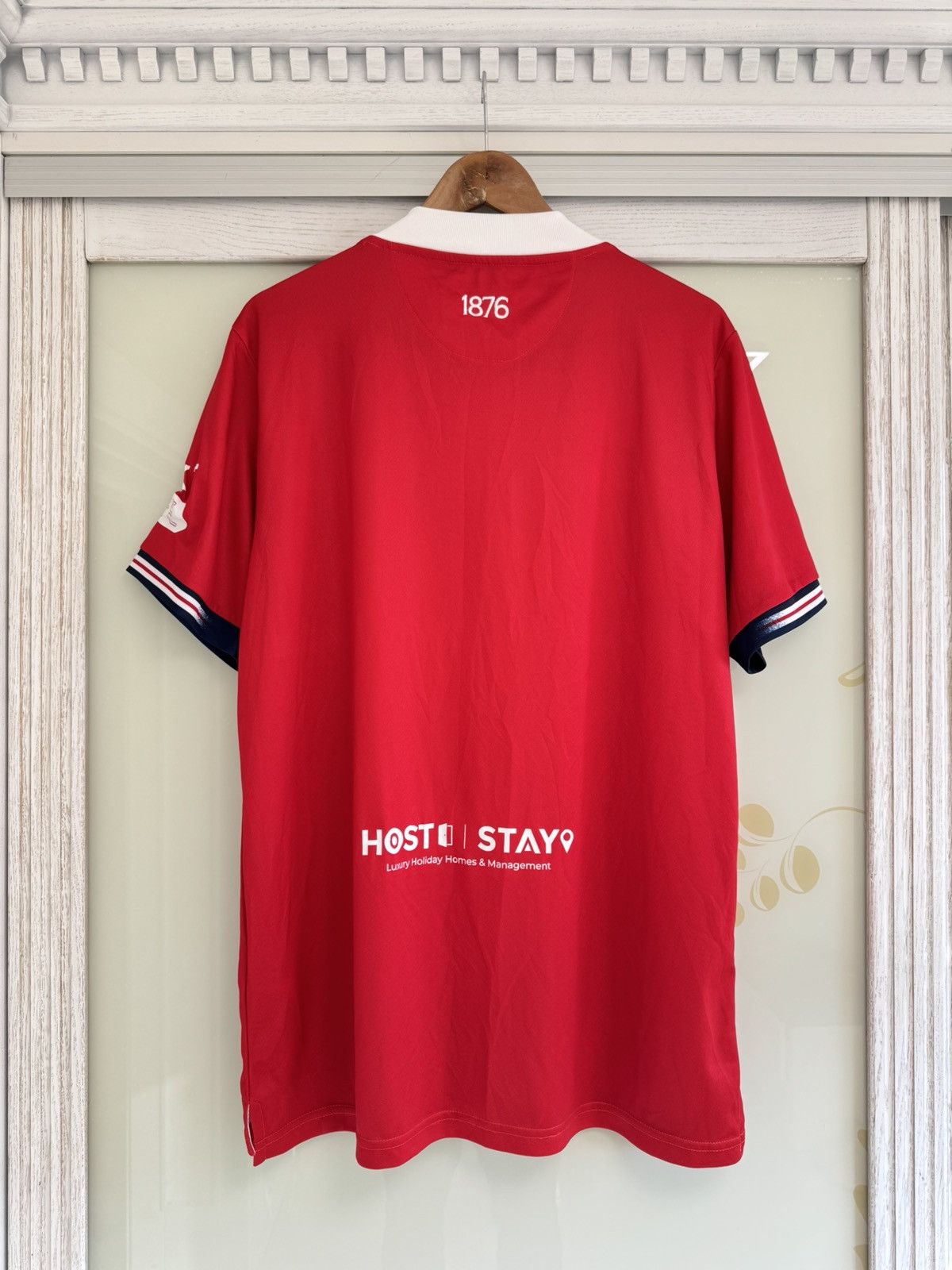 Errea Middlesbrough 2023-2024 Home Soccer Jersey Football Shirt Size US XXL / EU 58 / 5 - 2 Thumbnail
