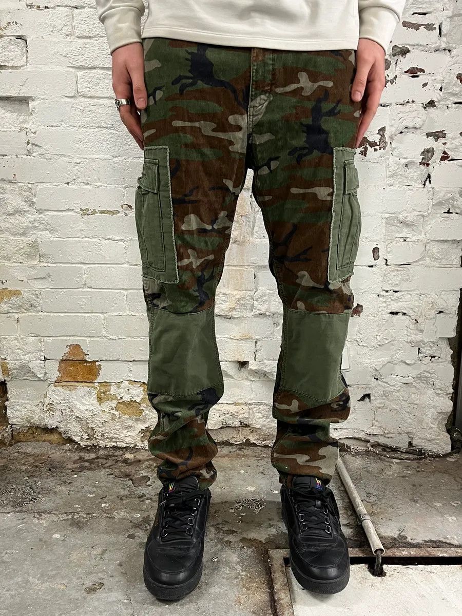 Polo Ralph Lauren Ralph Lauren Denim & Supply Corduroy Camo Cargo Pants Size US 33 - 2 Thumbnail
