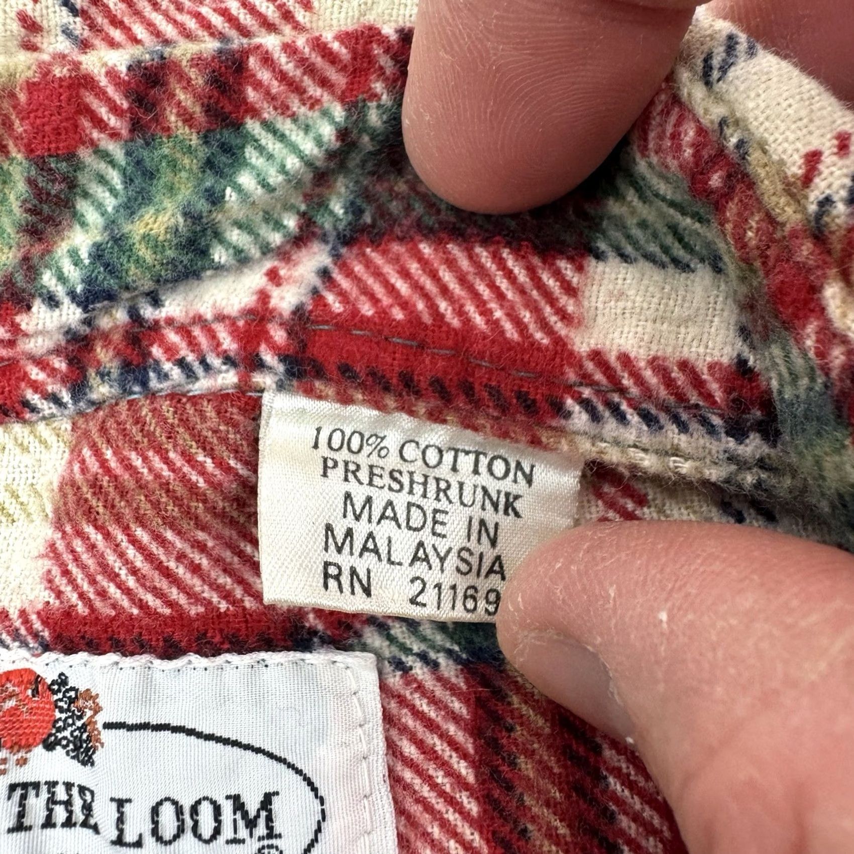 Fruit Of The Loom VINTAGE Fruit Of The Loom Shirt Button-Up Plaid Flannel Adult Large Red Cotton Casual Mens Outdoor 80s 90s Size US L / EU 52-54 / 3 - 5 Thumbnail