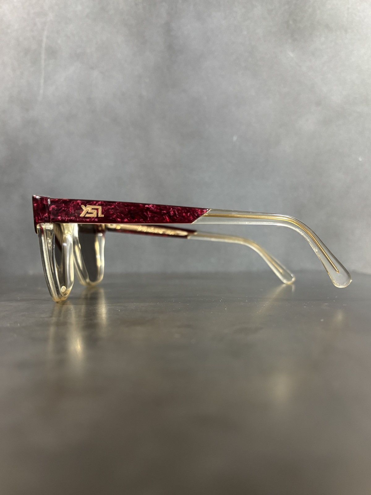 Yves Saint Laurent 1980s YSL Sunglasses 90s Vintage Yves Saint Laurent Cephale Size ONE SIZE - 3 Thumbnail