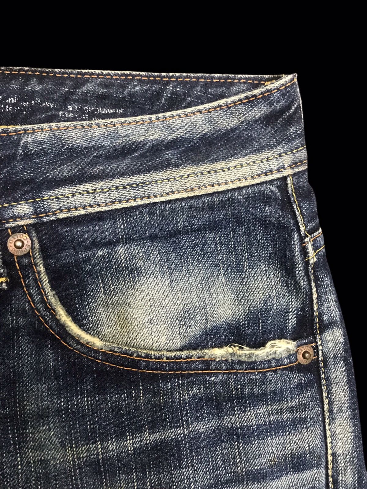 Edwin 💥FLARE💥ARCHIVAL EDWIN 511 RV STONEWASH FLARE DENIM F258 Size US 29 - 10 Thumbnail