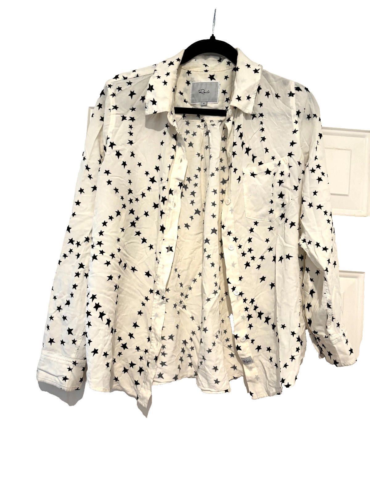 Rails Rails size medium white shirt long sleeve. Size US M / EU 48-50 / 2 - 1 Thumbnail
