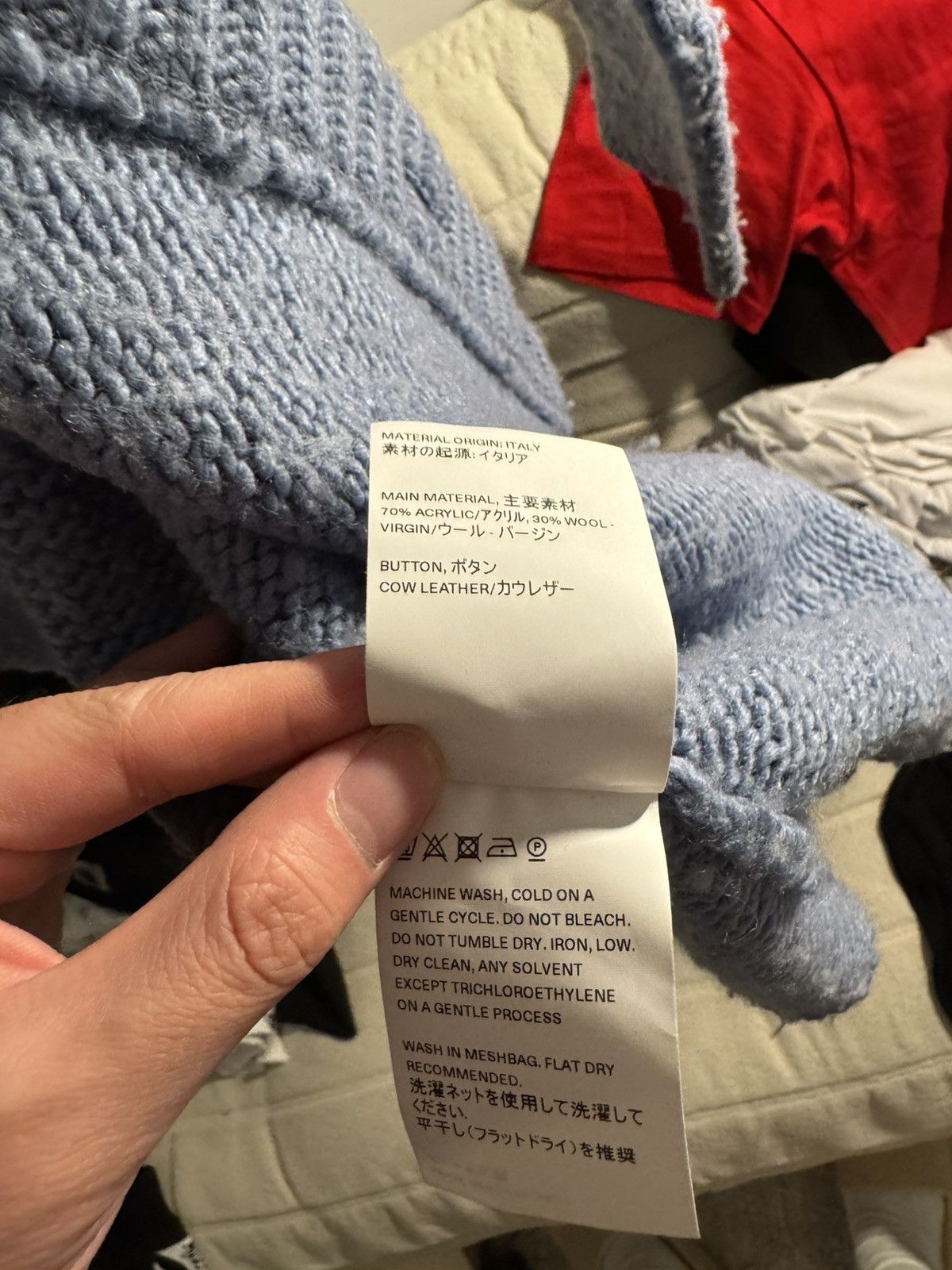 Our Legacy Our legacy baby blue cardigan Size US S / EU 44-46 / 1 - 4 Thumbnail