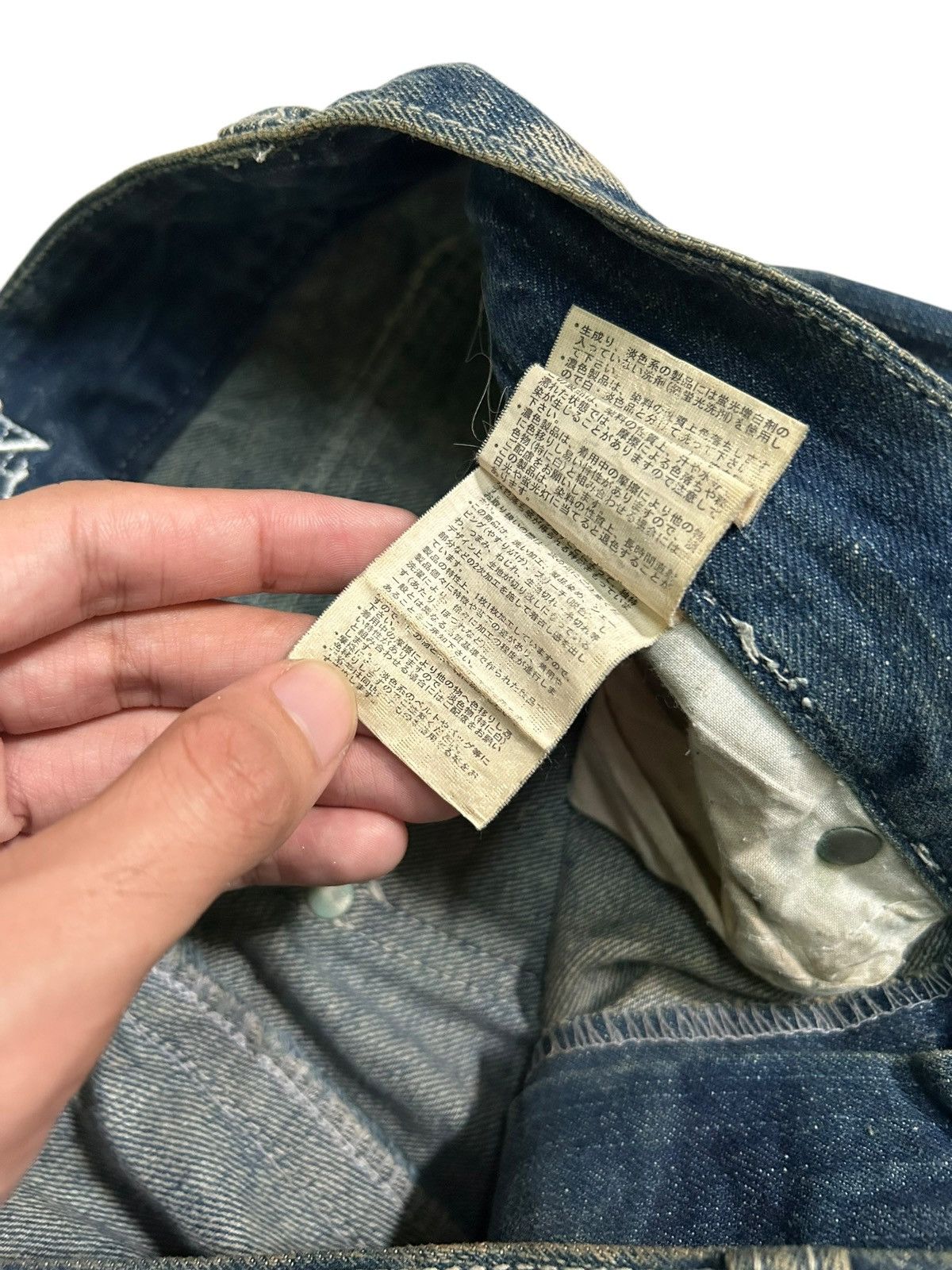 If Six Was Nine × Japanese Brand × Le Grande Bleu (L.G.B.) Japanese Punk Bondage Distressed Style Short Denim Rare ☠️☠️🎌🎌 Size US 34 / EU 50 - 10 Thumbnail