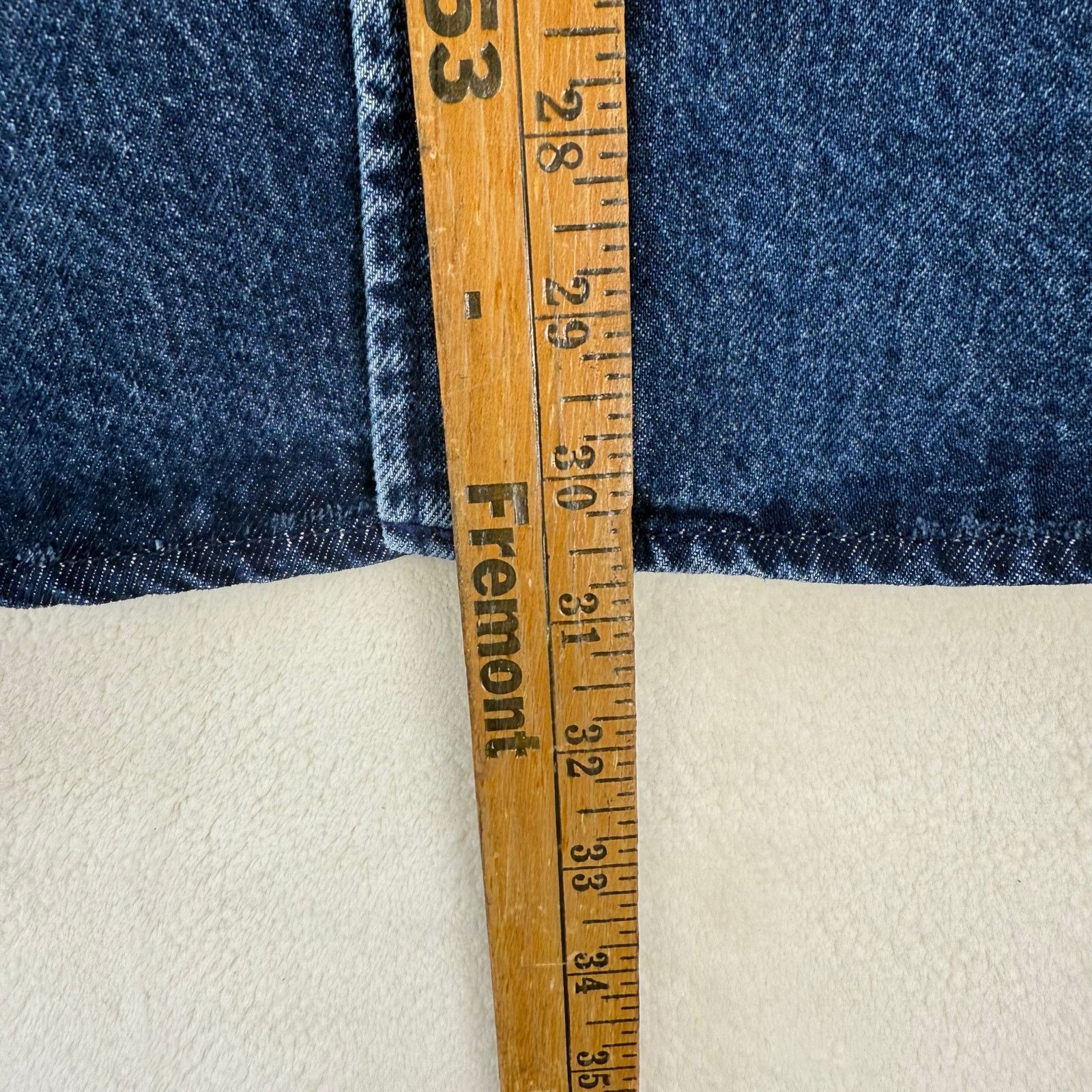 Hugo Boss HUGO BOSS MEN'S XLARGE RELAXED FIT DENIM SHIRT BLUE THICK Size US XL / EU 56 / 4 - 5 Thumbnail