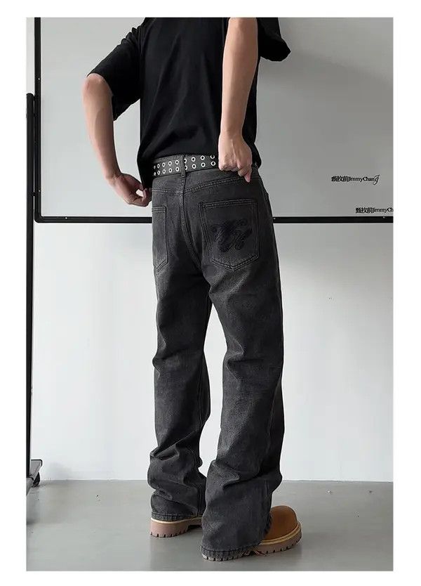 Jean Kuriyama x Rieko Washed Wide Leg Jeans Size US 30 / EU 46 - 4 Thumbnail