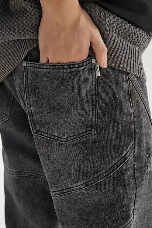 VIBE Vintage loose street hip-hop ripped jeans size 34 Size US 34 / EU 50 - 6 Thumbnail