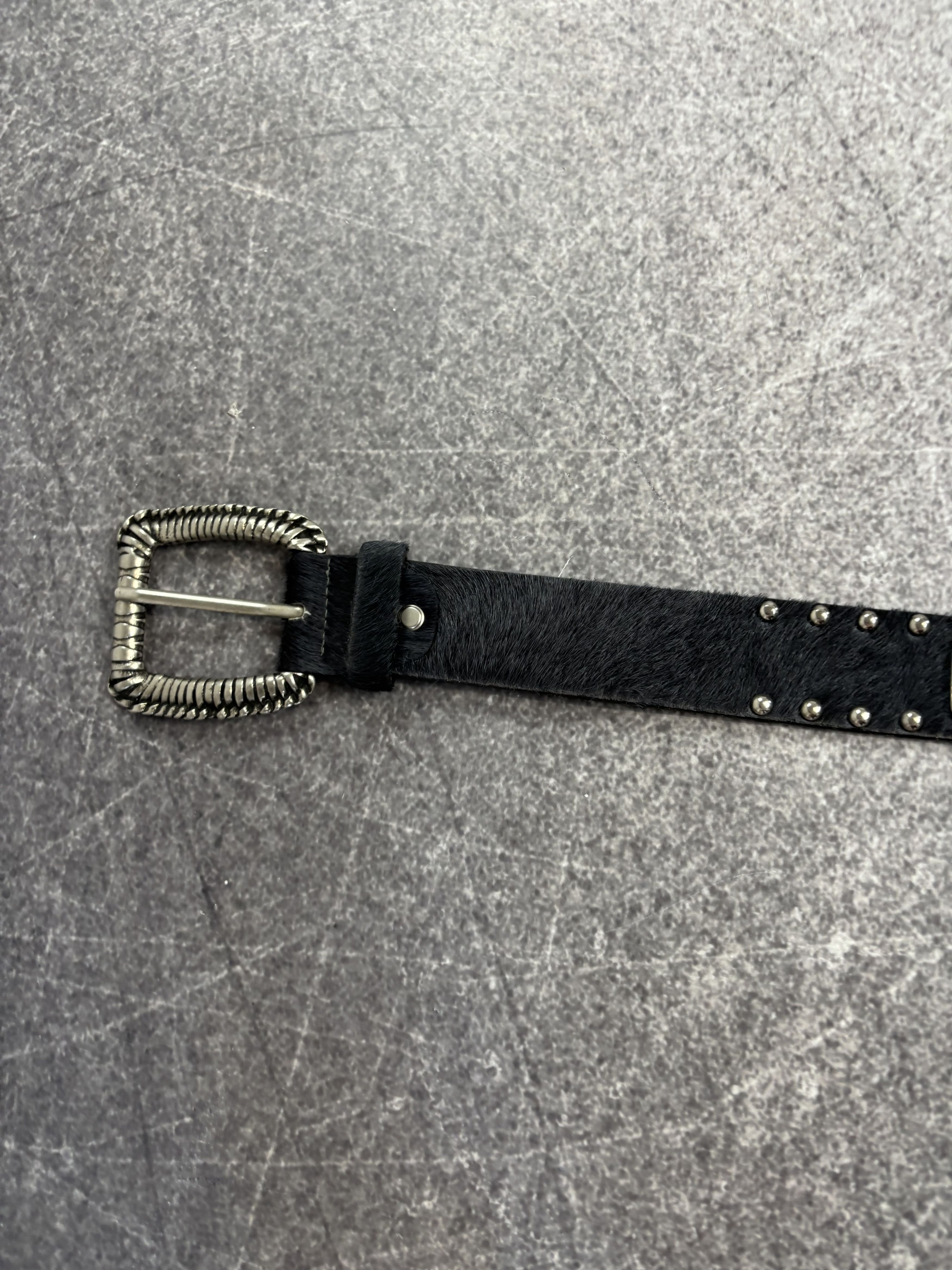 Hysteric Glamour 🔥FUR VTG HYSTERIC GLAMOUR IF WAS SIX NINE VIbe LEATHER BELT Size ONE SIZE - 11 Thumbnail