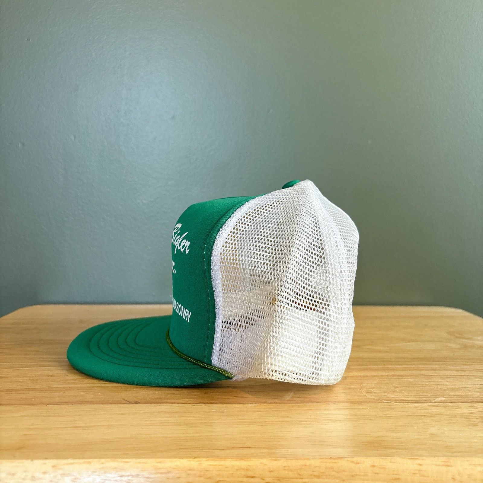 Other Vintage Johnson-Bigler Co Masonry Green SnapBack Hat Size ONE SIZE - 6 Thumbnail