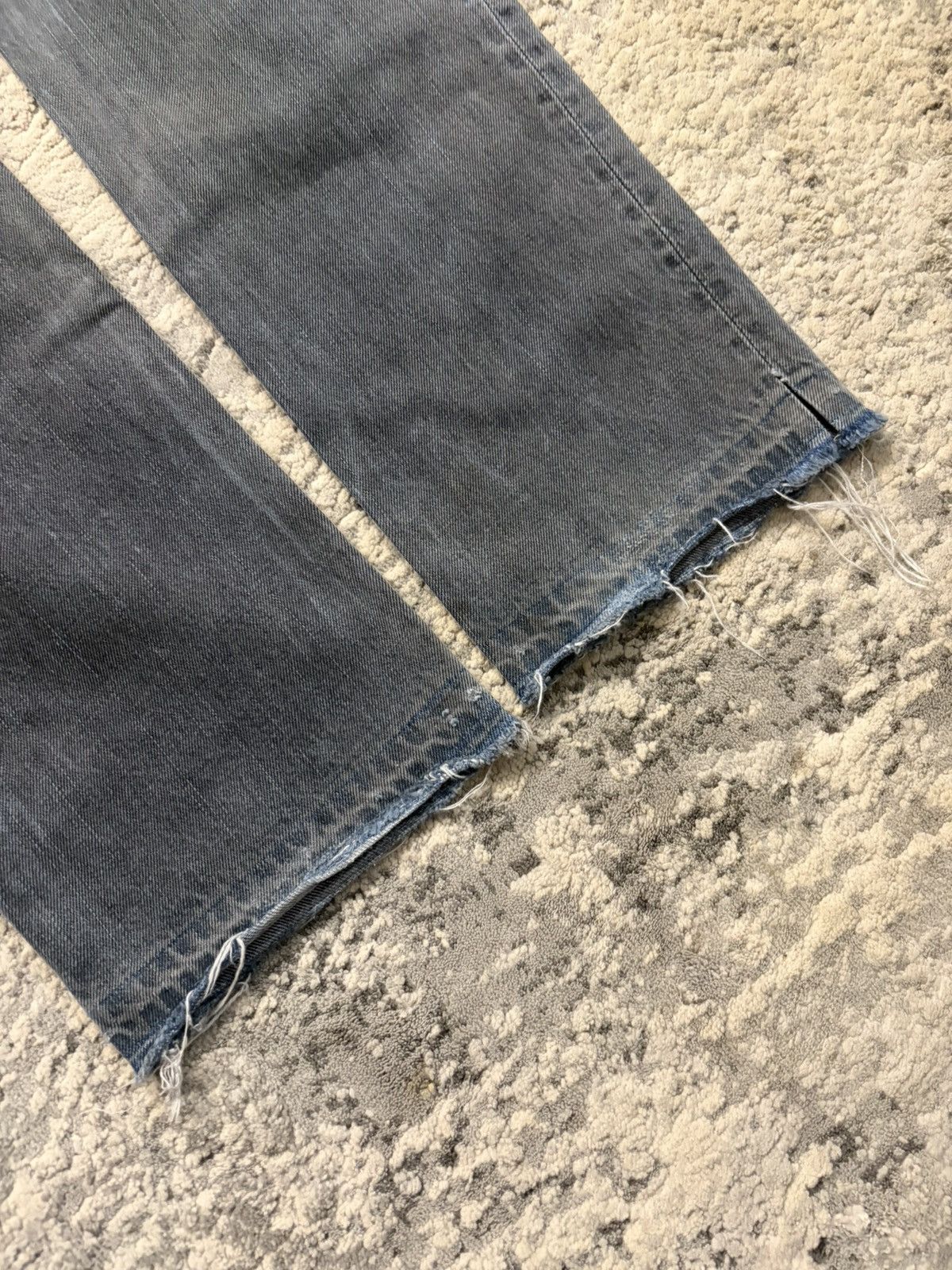 Number (N)ine SS07 Mudwash Knee Blowout Pain Crying Heart Denim Size US 33 - 9 Thumbnail