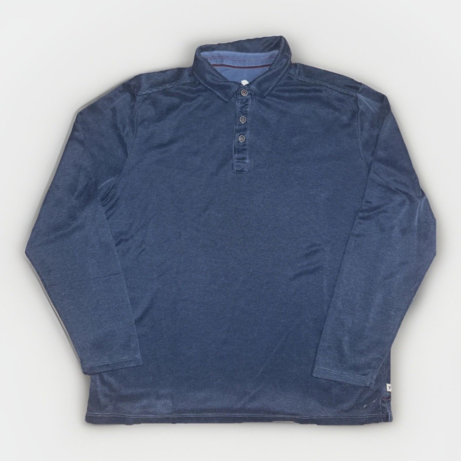 Tommy Bahama Tommy Bahama Long Sleeve Polo Shirt Blue Large 23x27 Size US L / EU 52-54 / 3 - 1 Thumbnail