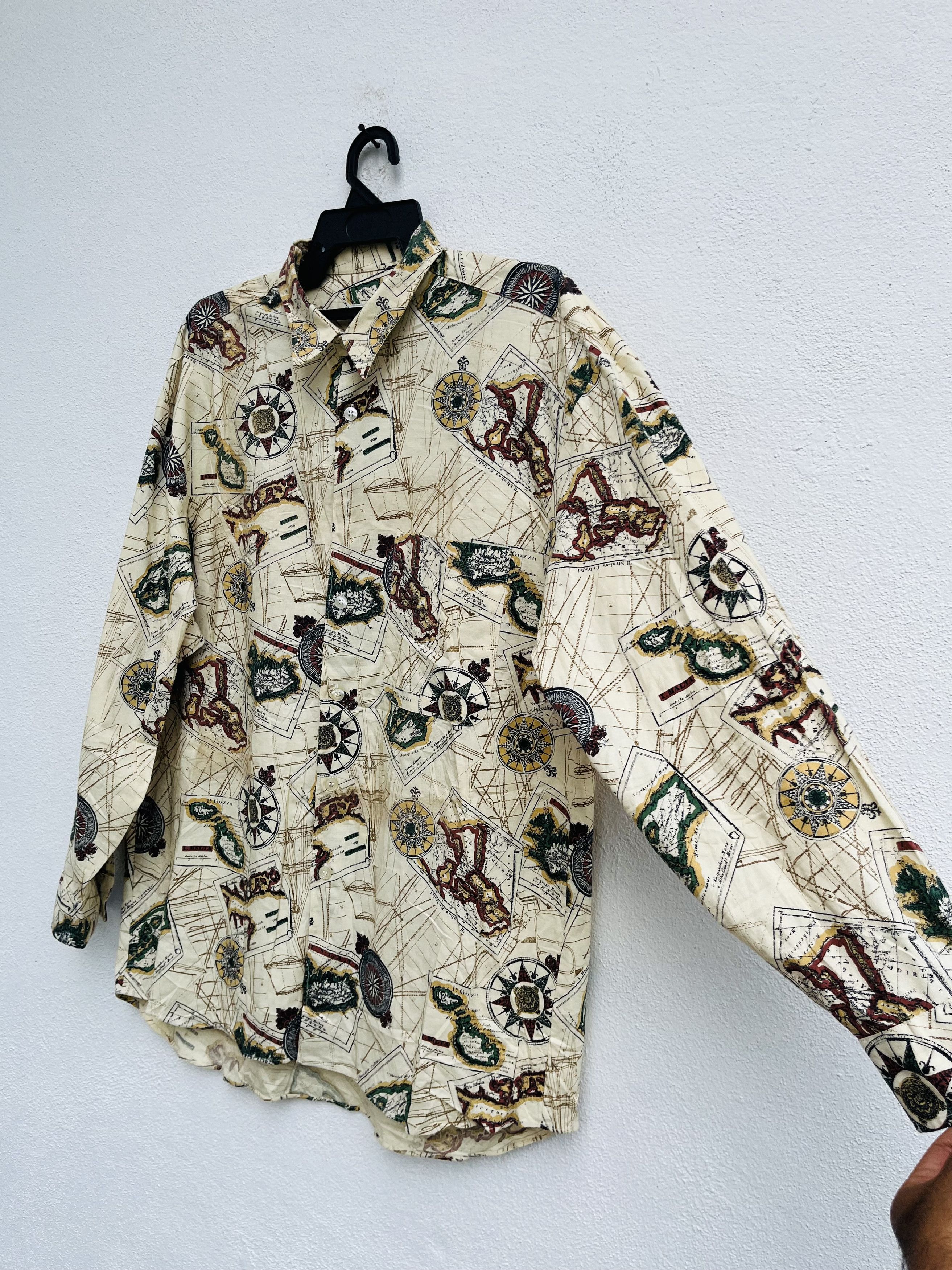 Japanese Brand × Vintage Vintage Classic JHA Map Hip Hop Fashion Style Size US XL / EU 56 / 4 - 5 Thumbnail