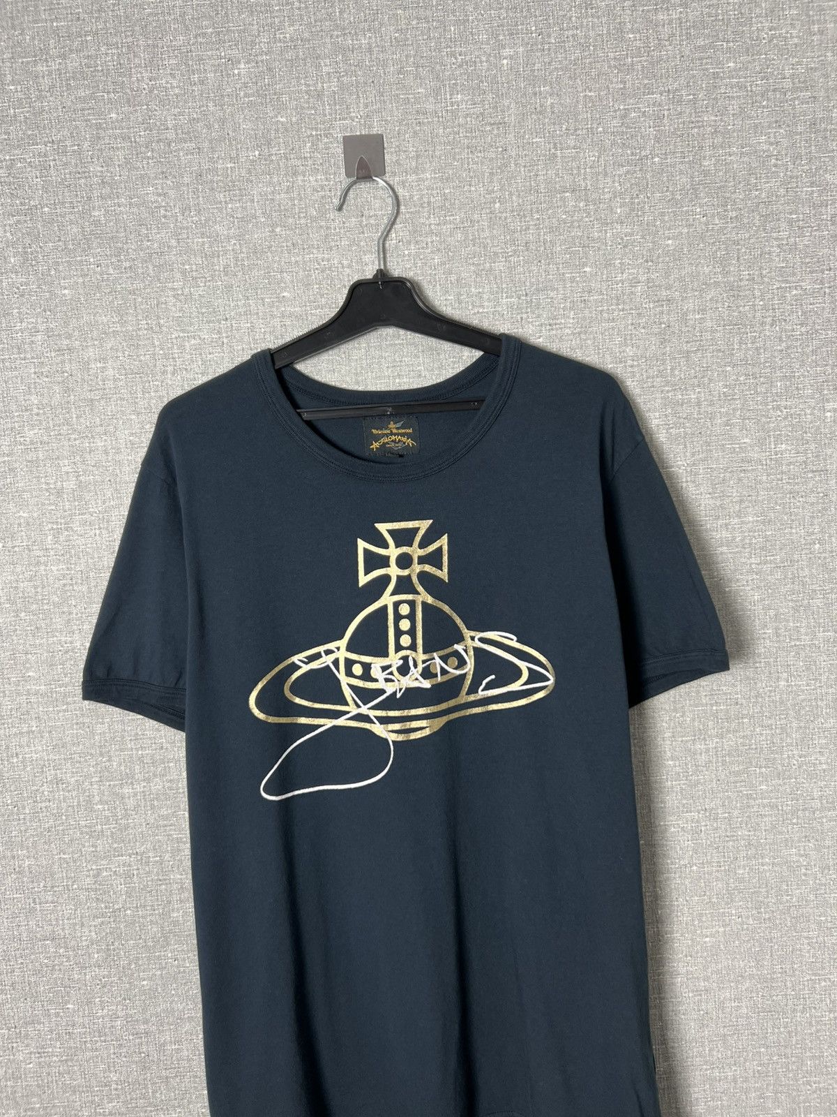 Vivienne Westwood Vivienne Westwood Anglomania Orb Print Big Logo Tee Size XL Size US XL / EU 56 / 4 - 2 Thumbnail