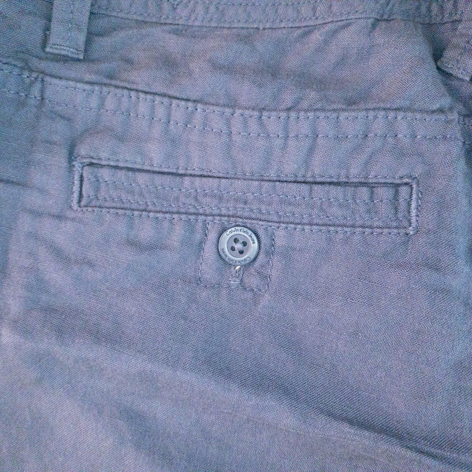 Calvin Klein Calvin Klein Blue Solid Shorts Womens 4 Small Size 27" / US 4 / IT 40 - 8 Thumbnail