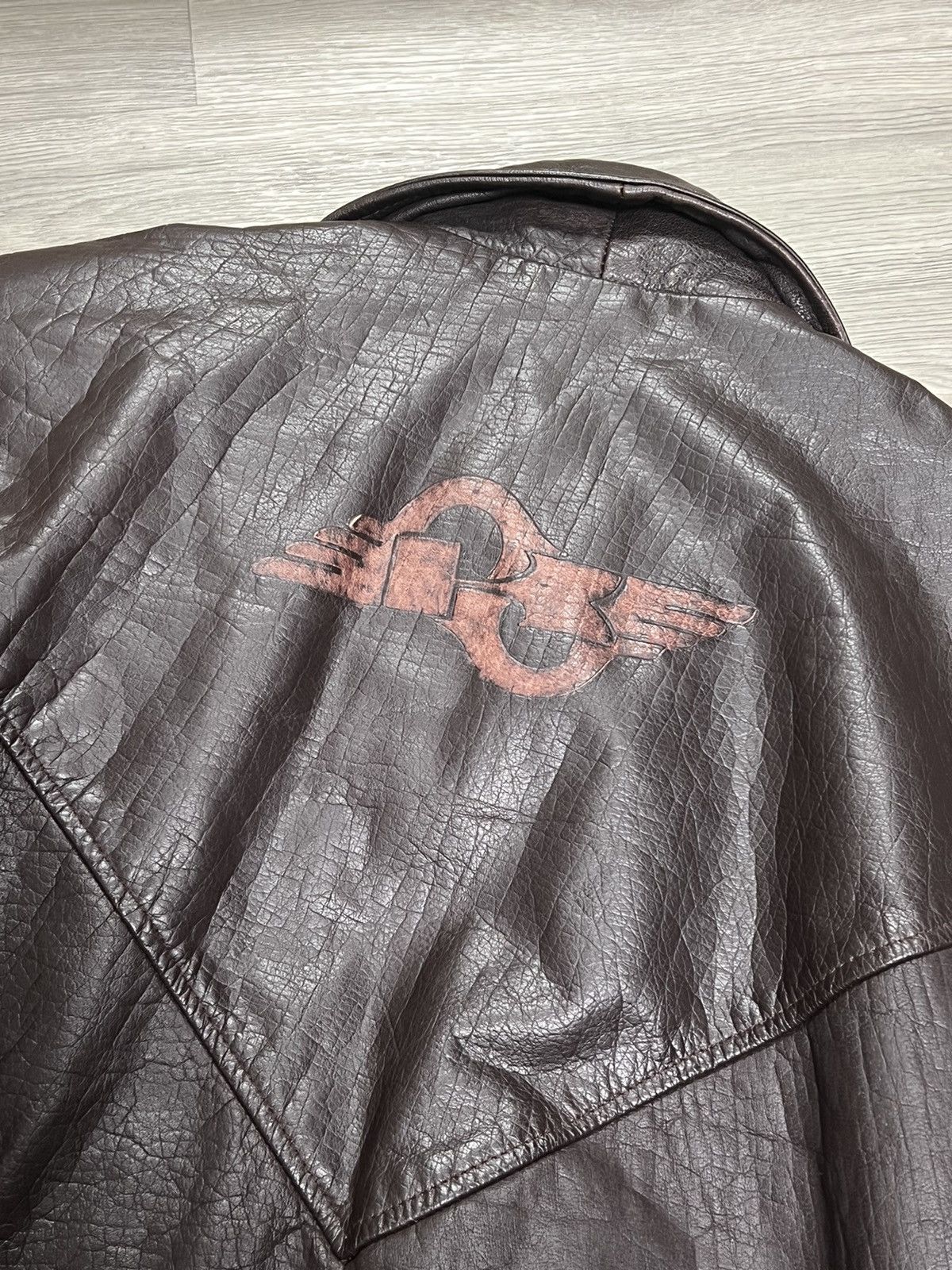 Vintage Kawasaki vintage leather aviator jacket Size US L / EU 52-54 / 3 - 10 Thumbnail