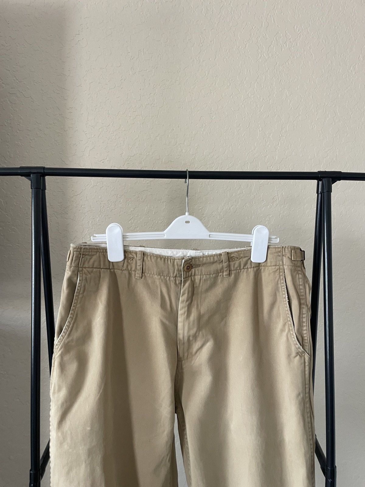 Polo Ralph Lauren STND Issue FF Khaki Chinos Size US 34 / EU 50 - 2 Thumbnail