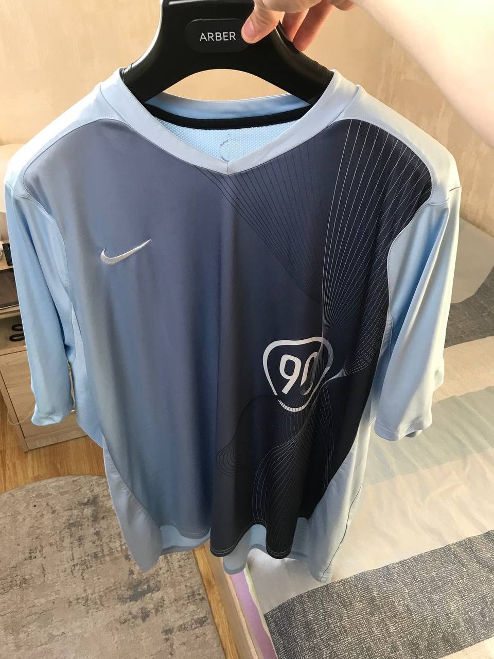Nike 🔥 Nike TN 90 Vintage Jersey T Shirt Challenge Court Soccer Size US XXL / EU 58 / 5 - 5 Thumbnail