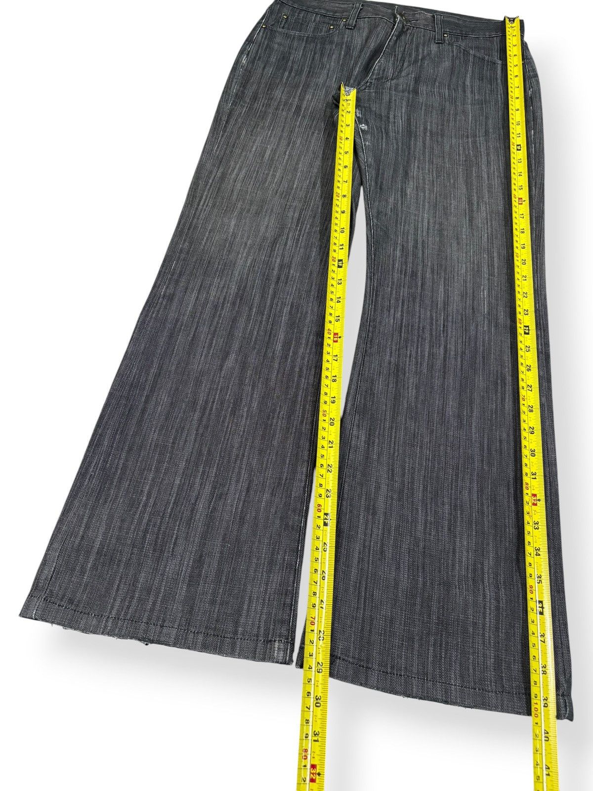 Tornado Mart Y2K Melrose Faded Wash Bootcut Jeans - Japanese Brand Size US 32 / EU 48 - 12 Thumbnail