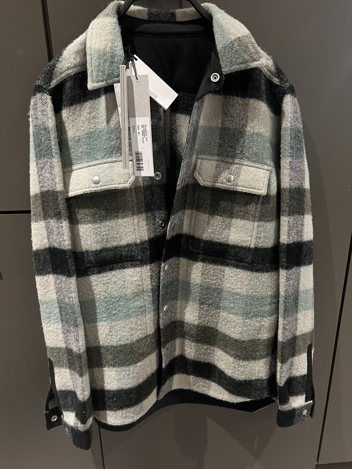 Rick Owens Rick Owens Check Overshirt Jacket Size US M / EU 48-50 / 2 - 2 Thumbnail