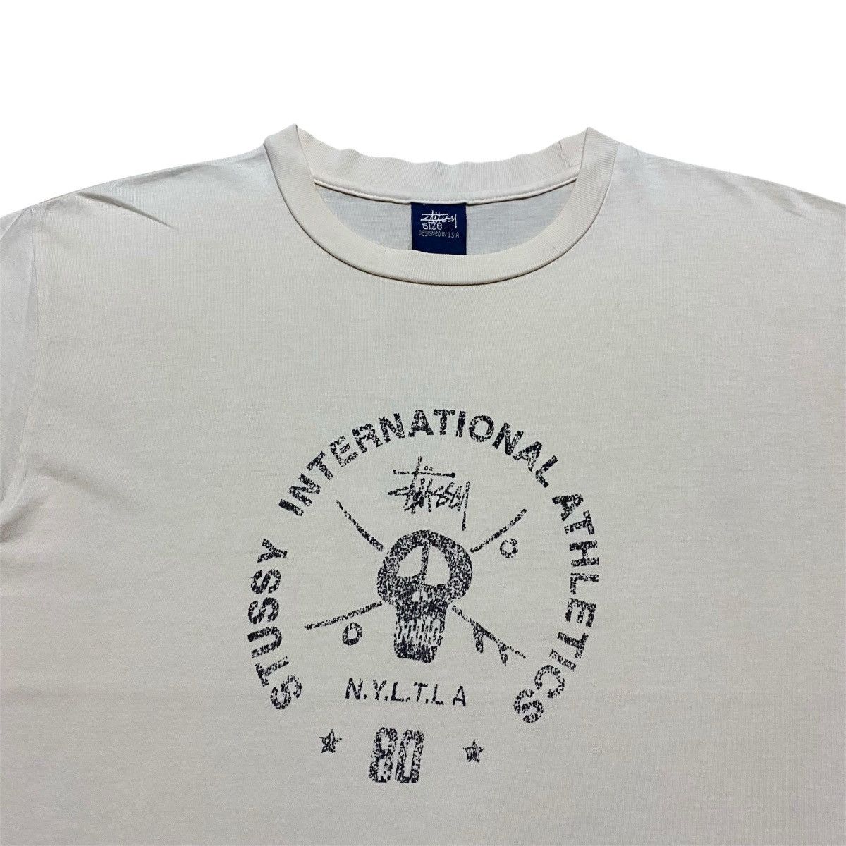 Stussy Rare‼️🔥Vintage Stussy Skate and Surf Skull T-Shirt Size US M / EU 48-50 / 2 - 3 Thumbnail