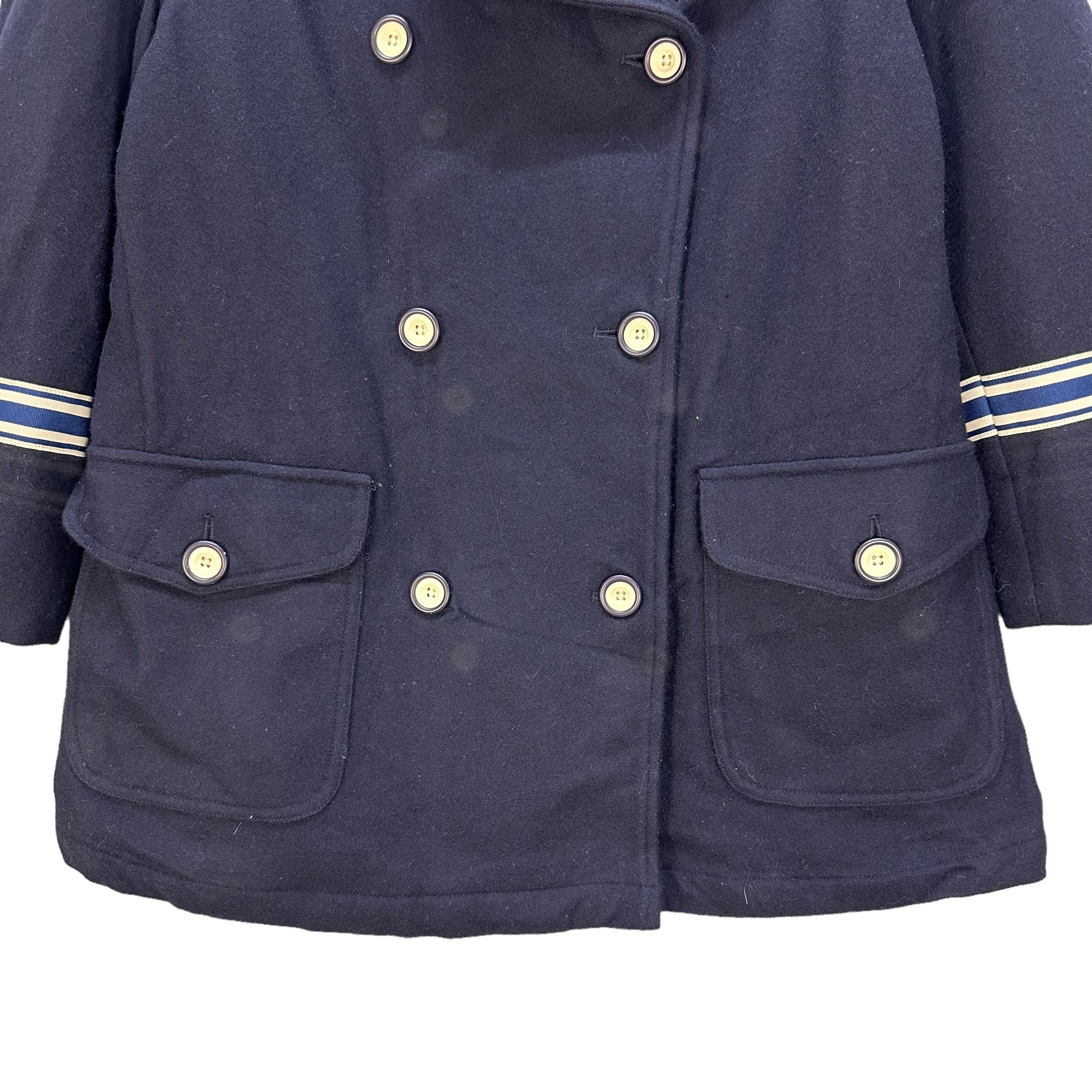 Armani ARAMNI JEANS WOOL RAYON DOUBLE BREASTED COAT #8994-46 Size US S / EU 44-46 / 1 - 3 Thumbnail