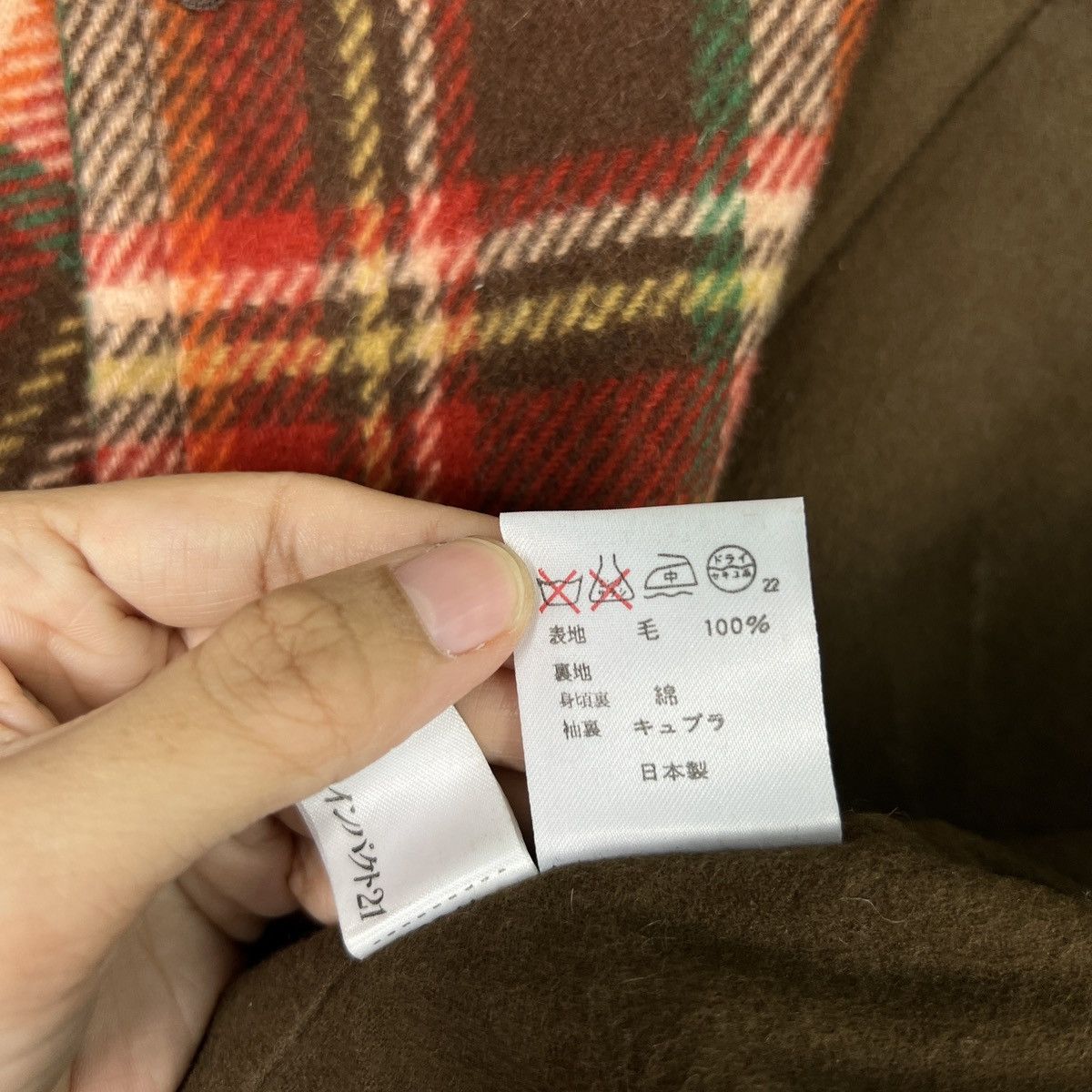 Ralph Lauren 🔥 RALPH LAUREN WOOL PLAID DOUBLE BREAST Size US S / EU 44-46 / 1 - 17 Thumbnail