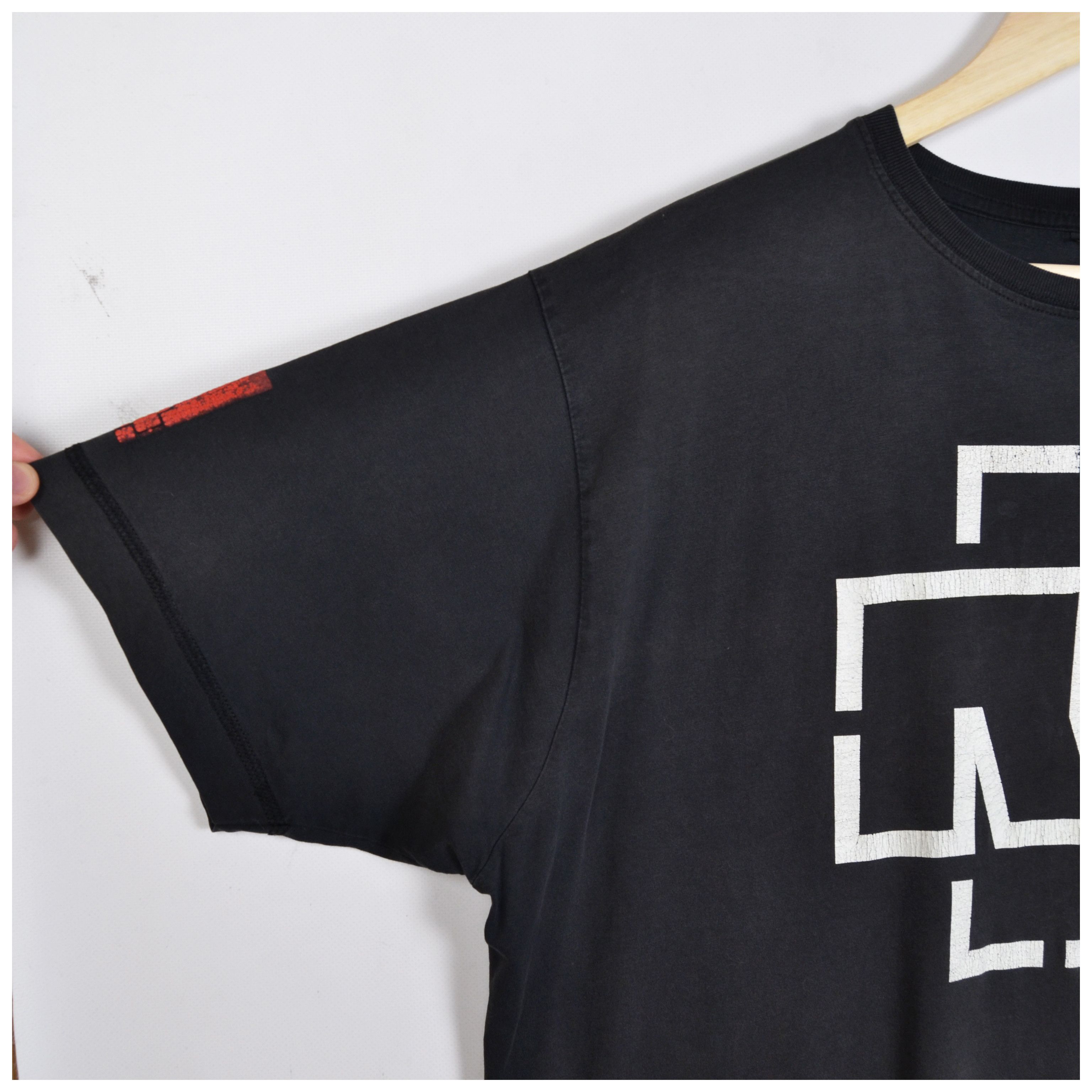 Band Tees Vintage Rammstein T-Shirt In Faded Black Size XL/XXL Size US XXL / EU 58 / 5 - 4 Thumbnail