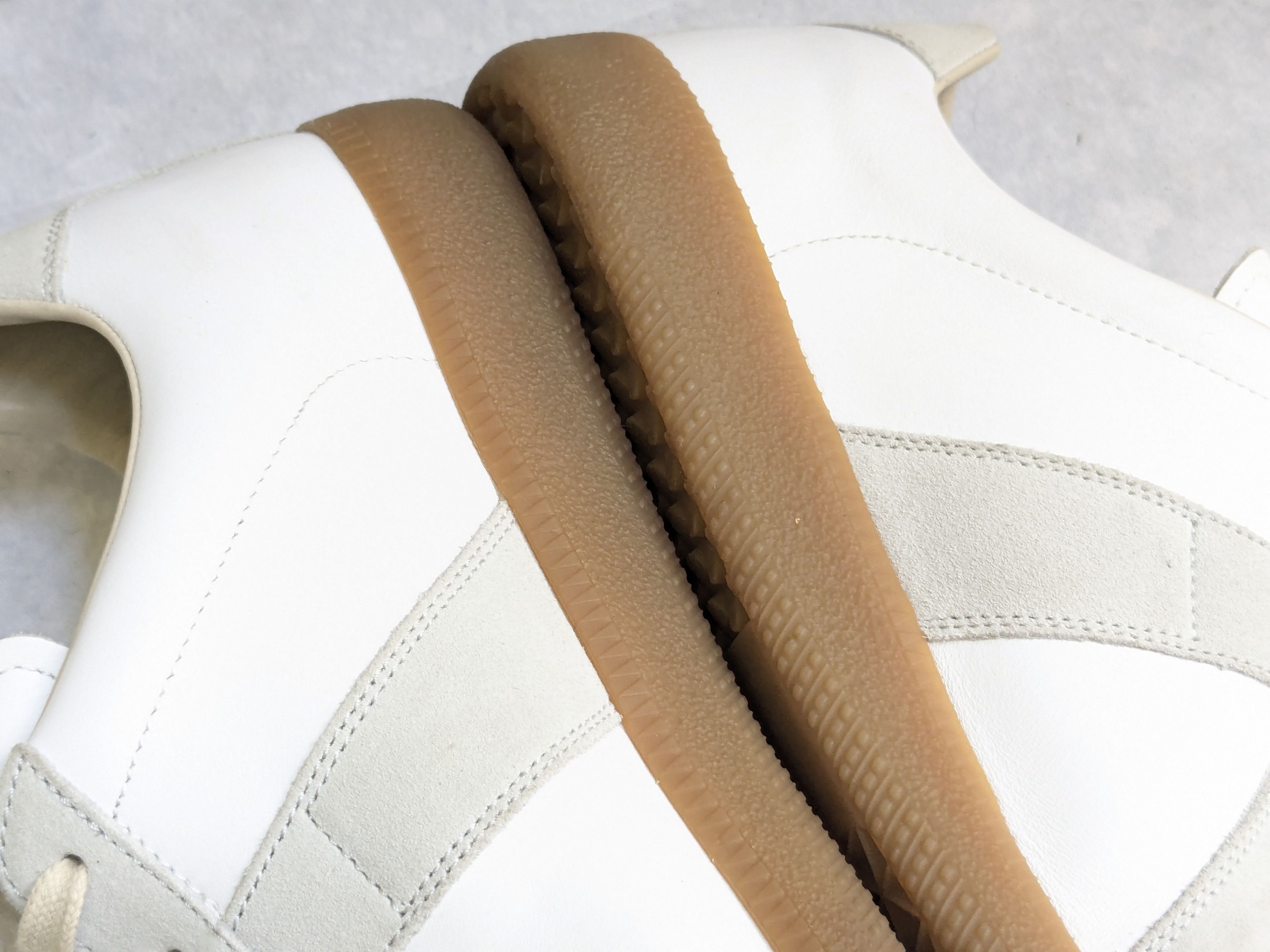 Maison Margiela Maison Margiela Replica GAT Sneakers White Gray 11 44 Gum Size US 11 / EU 44 - 15 Thumbnail