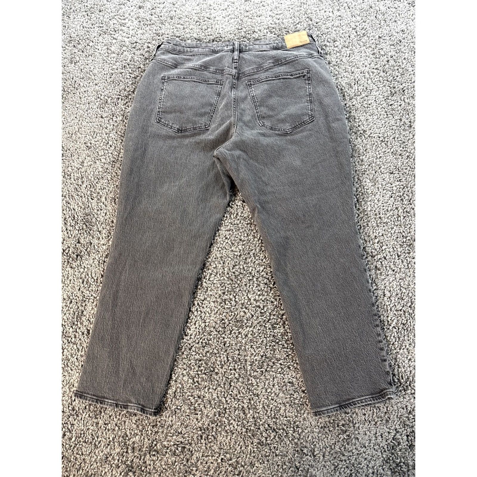 Madewell Madewell Jeans Womens Size 36 Regular 27 Black High Rise 5-Pocket Denim Straight Vintage-Style 90s Bohemian Preppy Size 25" / US 0 / IT 36 - 7 Thumbnail