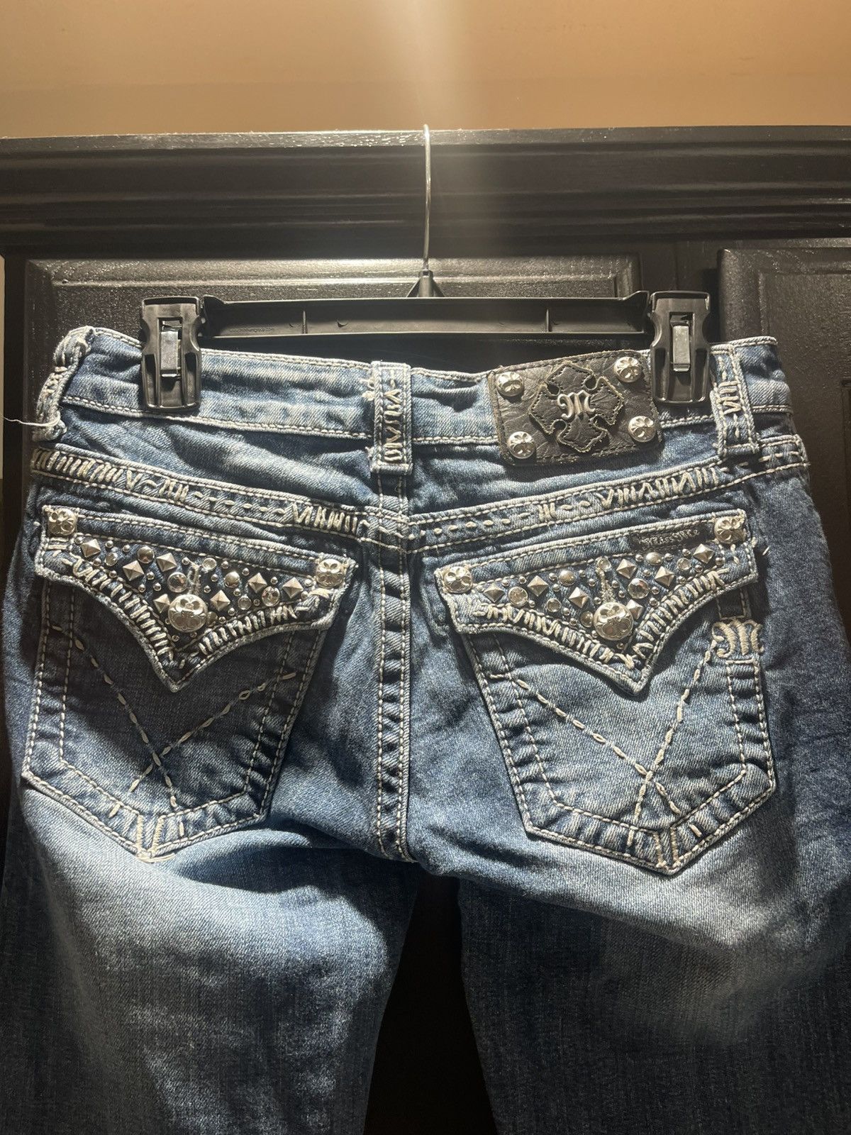 Miss Me Miss Me Embellished Studs Boot Cut Womens Jeans Size 27 Size 27" / US 4 / IT 40 - 4 Thumbnail