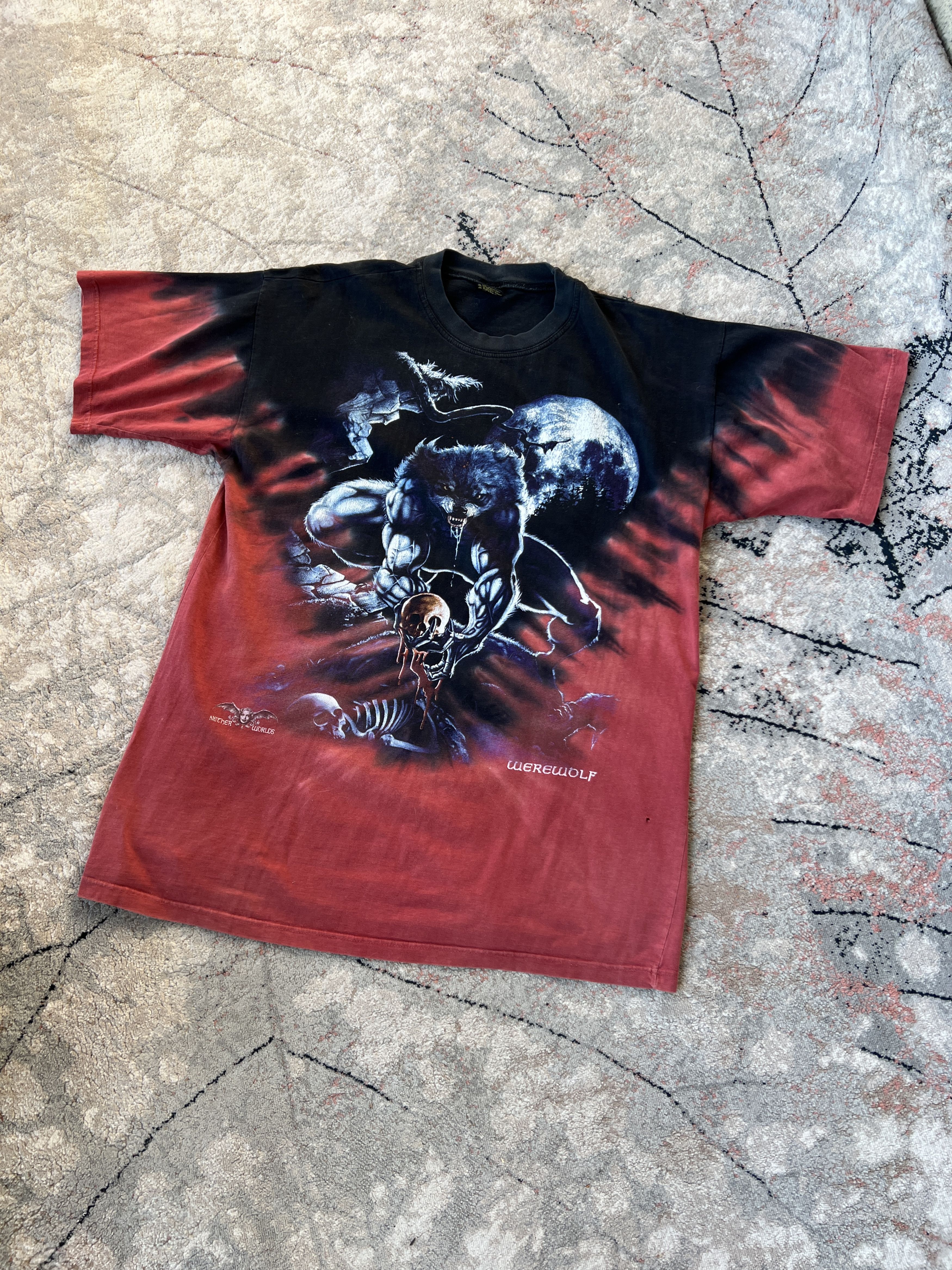 Vintage Vintage Wolf Skulls Tee Size US XXL / EU 58 / 5 - 1 Thumbnail