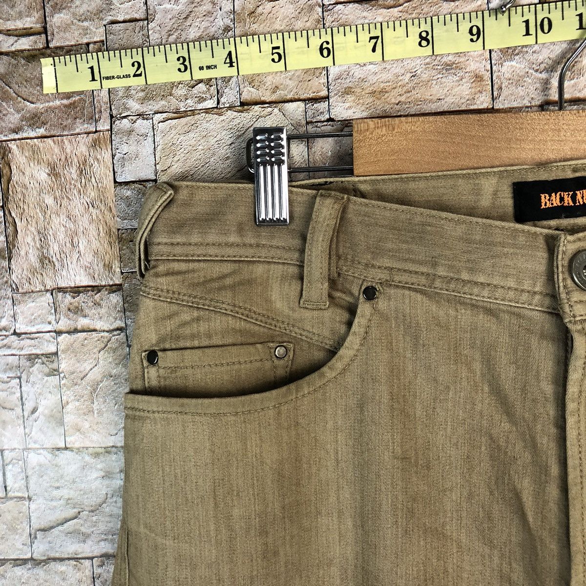 Japanese Brand Back Number Brown Cargo Multipocket Pants #A1155 Size US 32 / EU 48 - 7 Thumbnail