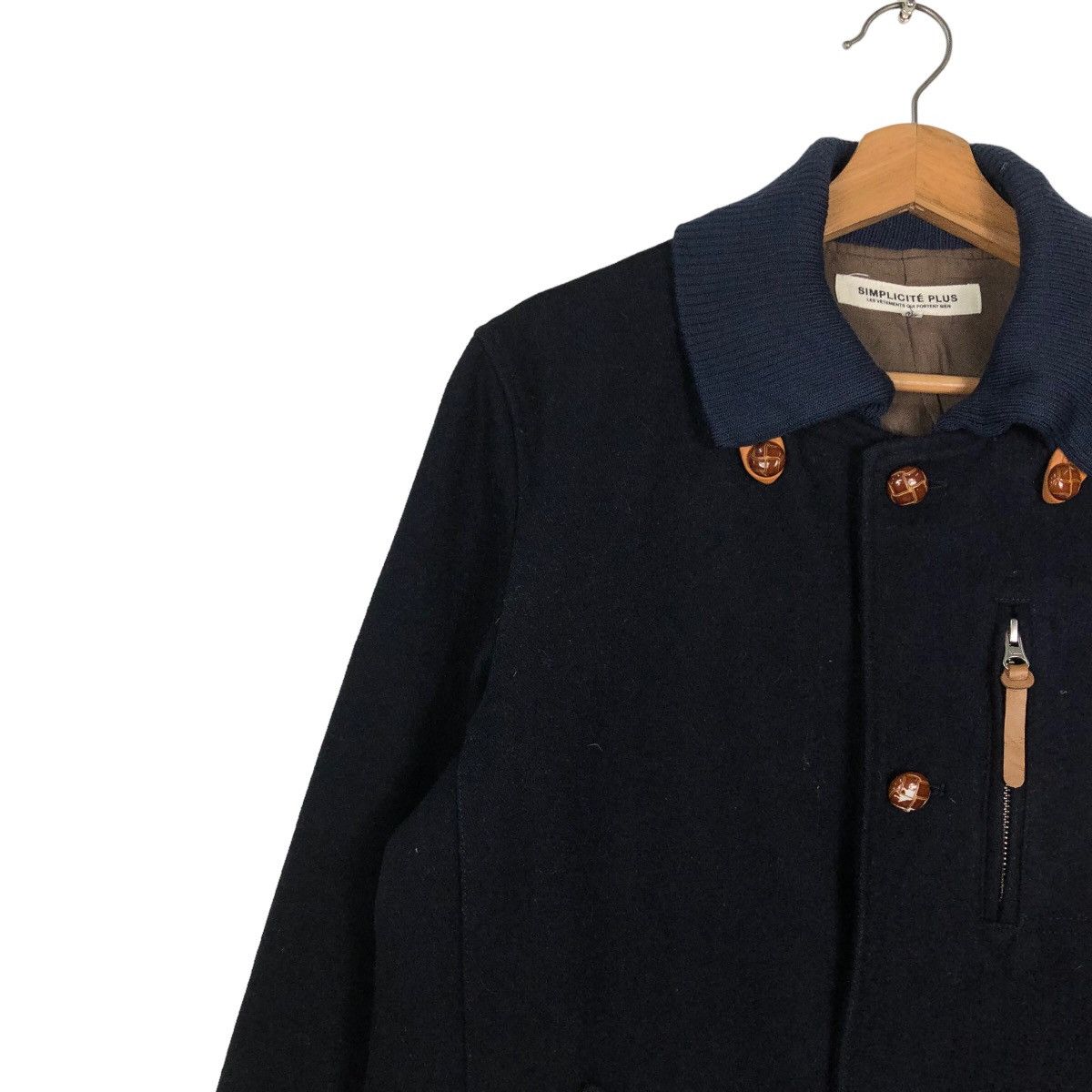 45rpm 🔥Vintage Wool Jacket Worker Simplicite Plus Japan Size US M / EU 48-50 / 2 - 7 Thumbnail